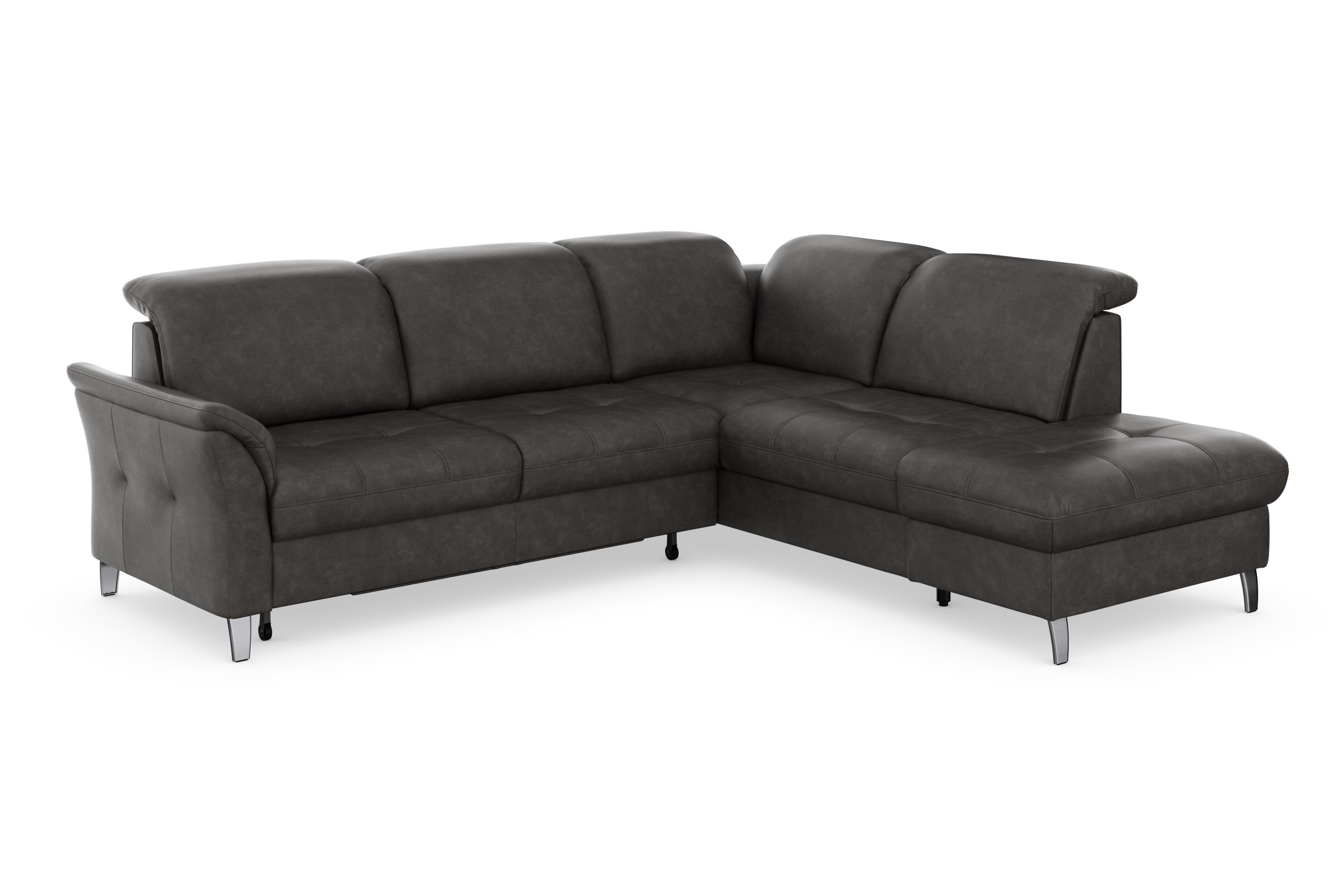 sit&more Ecksofa »Maggiore L-Form«, wahlweise mit Kopfteilverstellung, Bettfunktion und Stauraum