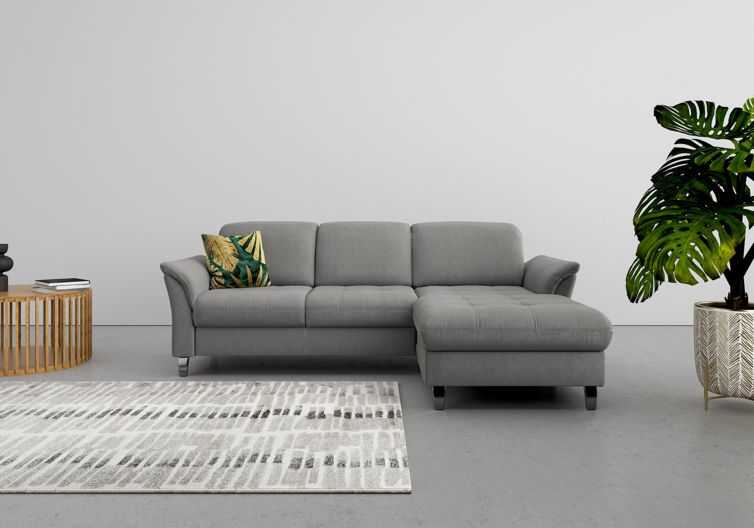 sit&more Ecksofa »Maggiore L-Form«, wahlweise mit Kopfteilverstellung, Bett günstig online kaufen