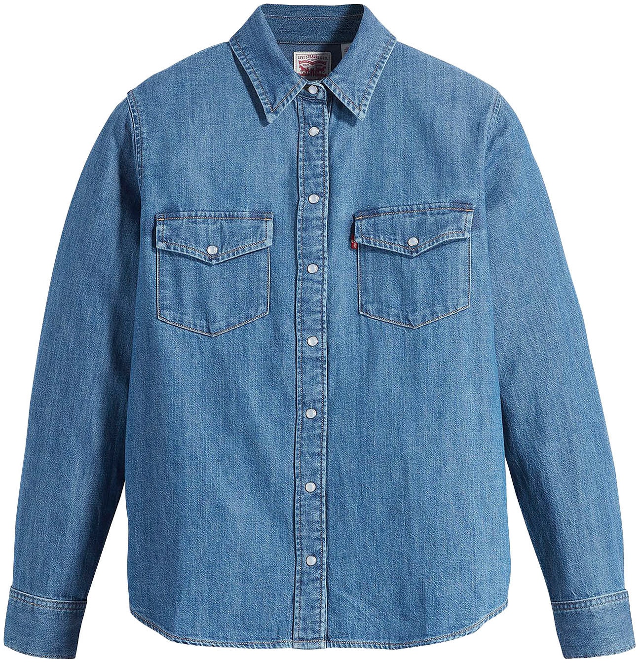 Levi's® Jeansbluse »ESSENTIAL WESTERN«, mit Brusttaschen mit Druckknöpfen
