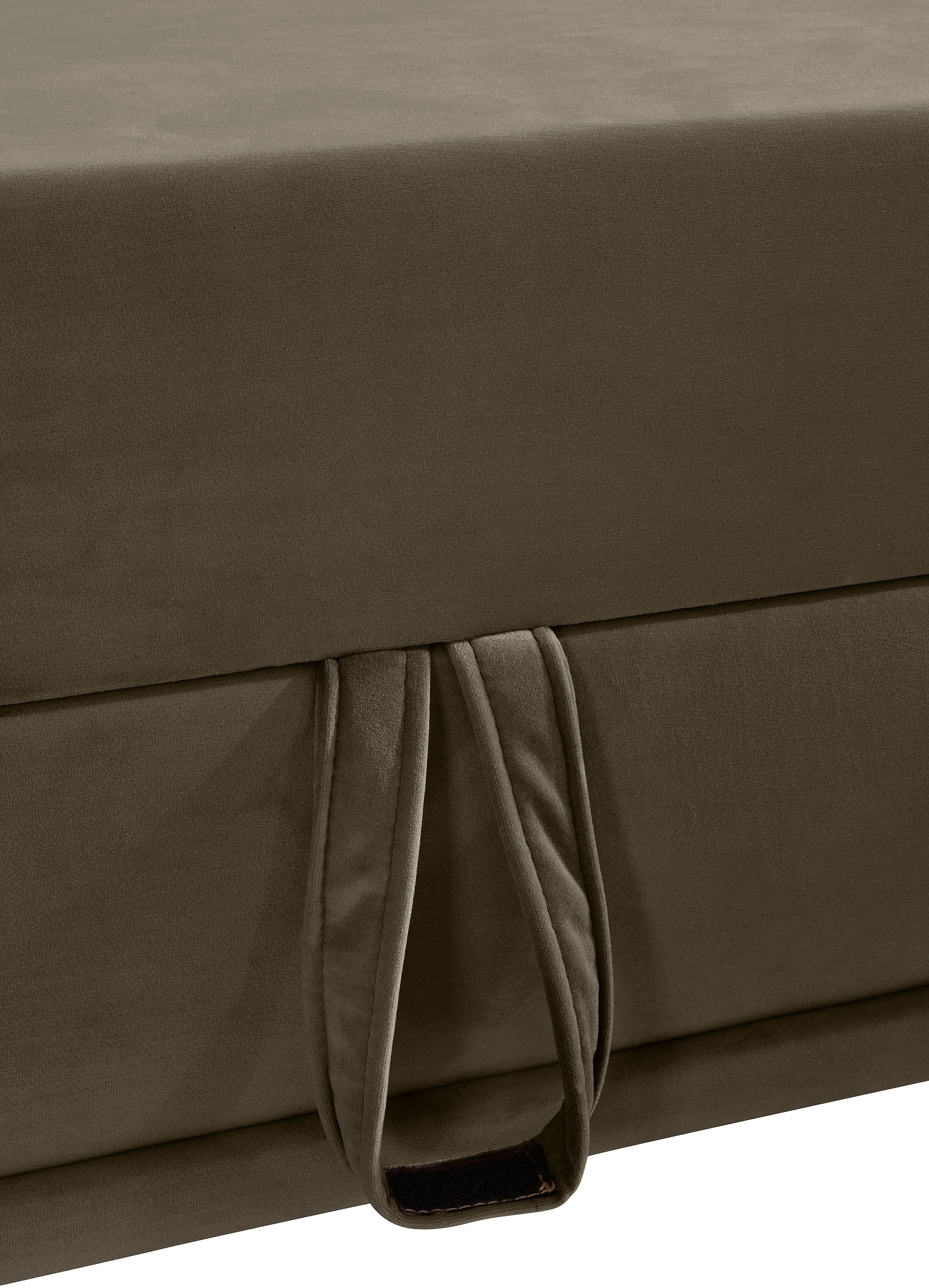 Places of Style Wohnlandschaft »Costello U-Form, mit Sitztiefenverstellung, Armteilverstellung und«, 3 Nierenkissen, optional Bettfunktion und Bettkasten