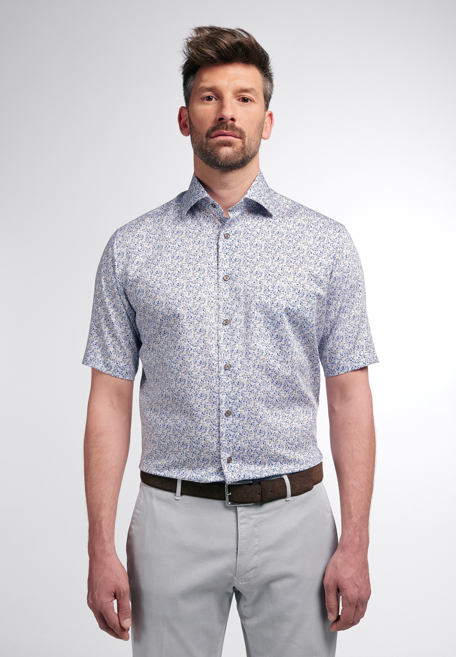 Eterna Kurzarmhemd »MODERN FIT« NON IRON (bügelfrei)