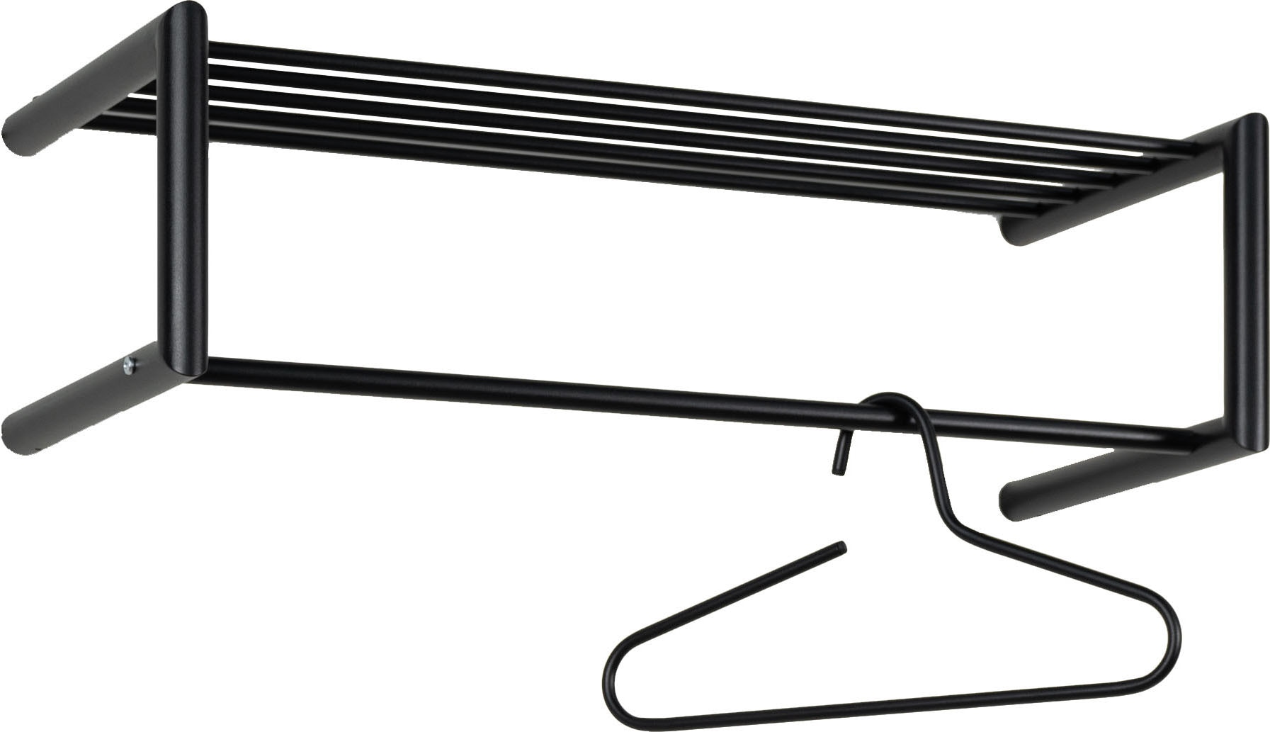 Spinder Design Garderobenleiste »SMOOTH«, (1 St.), Schlichter Wandgarderobenständer aus Stahl
