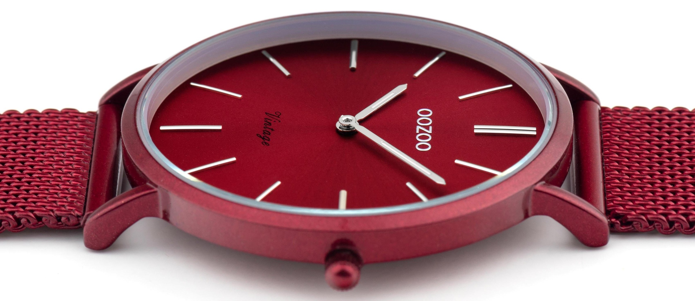 OOZOO Quarzuhr, Armbanduhr, Damenuhr, Herrenuhr, Edelstahlarmband