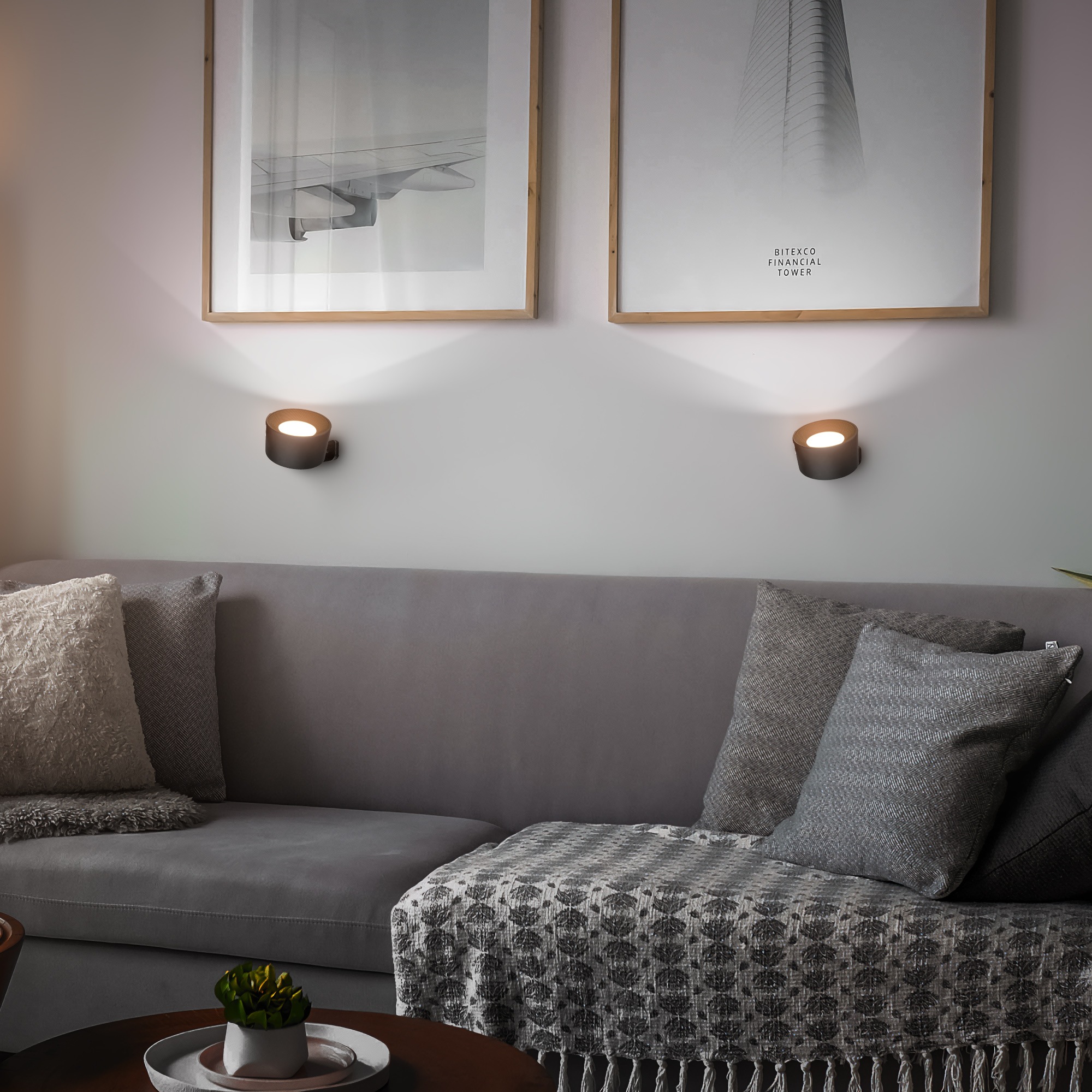 B.K.Licht LED Wandleuchte »BKL1597 Magnetische Akku Wandlampe, 3-Stufen Dim günstig online kaufen