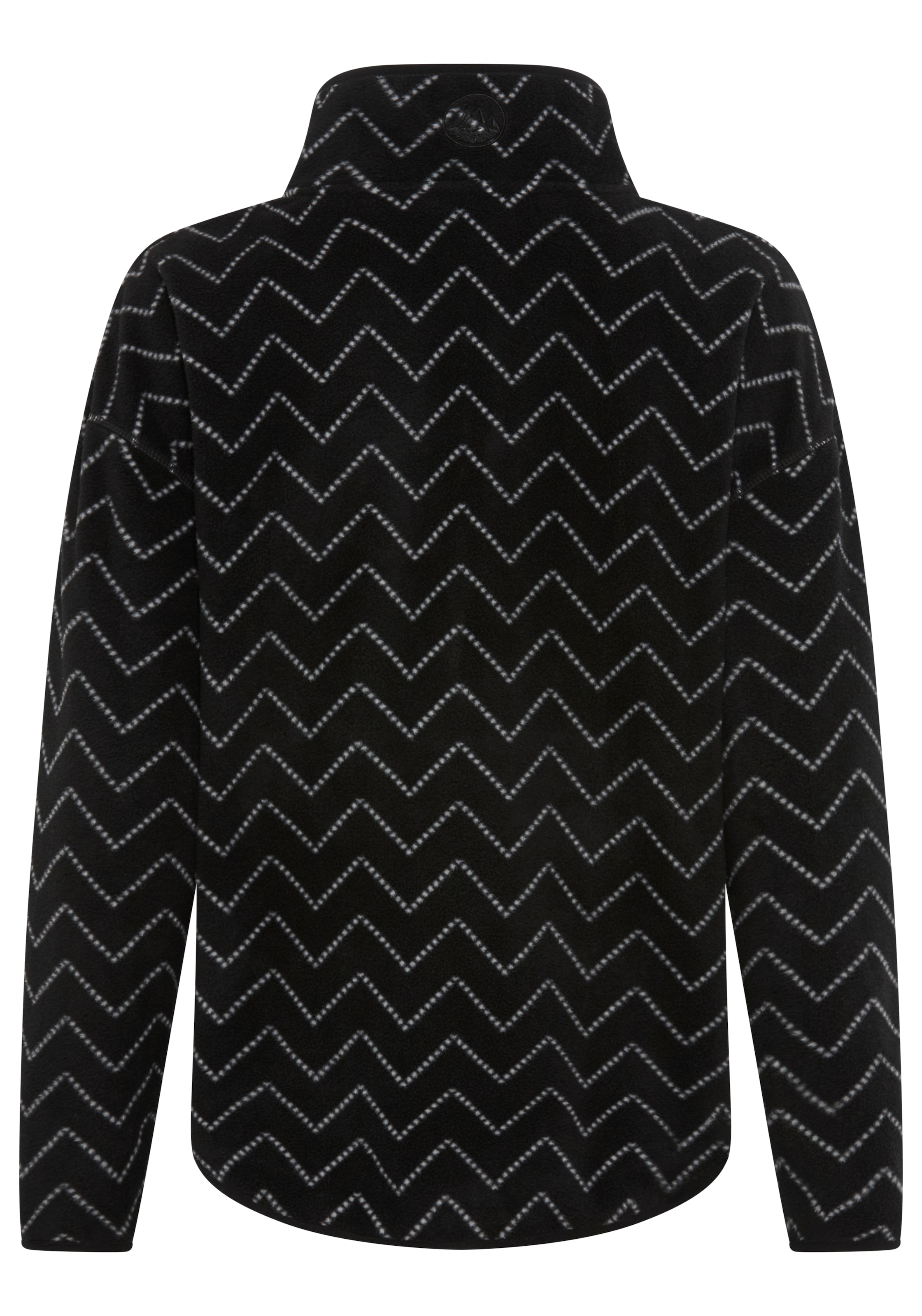 Polarino Fleecepullover , mit Colourblocking-Optik,  mit Kängurutasche,  aus Fleecestoff
