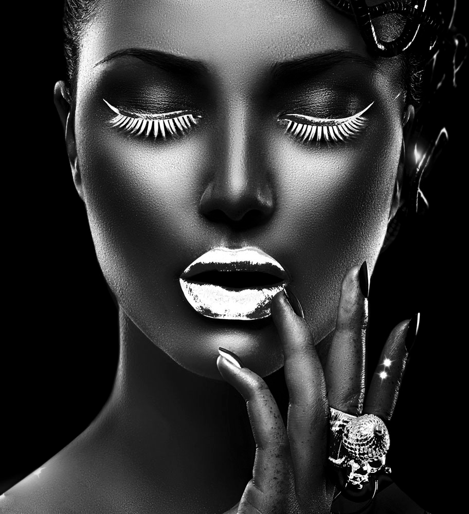 Leonique Acrylglasbild »Gesicht«