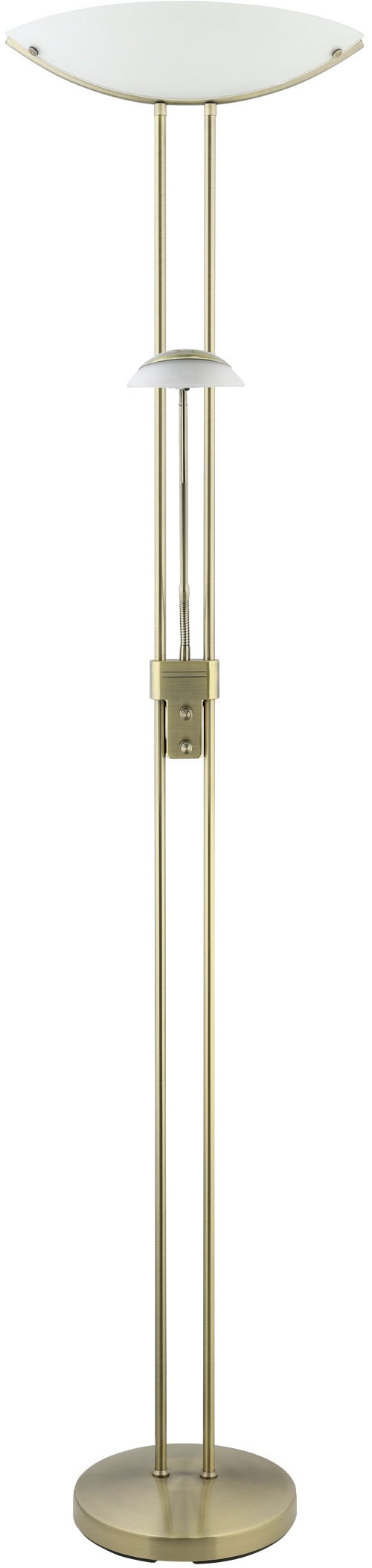 EGLO Stehlampe »BAYA Stehlampe - Stahl - R7S;G9 - 1X230W;1X33W - IP20« LED-Modul 1 Stk. Standleuchte, Leselampe, Wohzimmer, Schlafzimmer, L44 x H180 cm