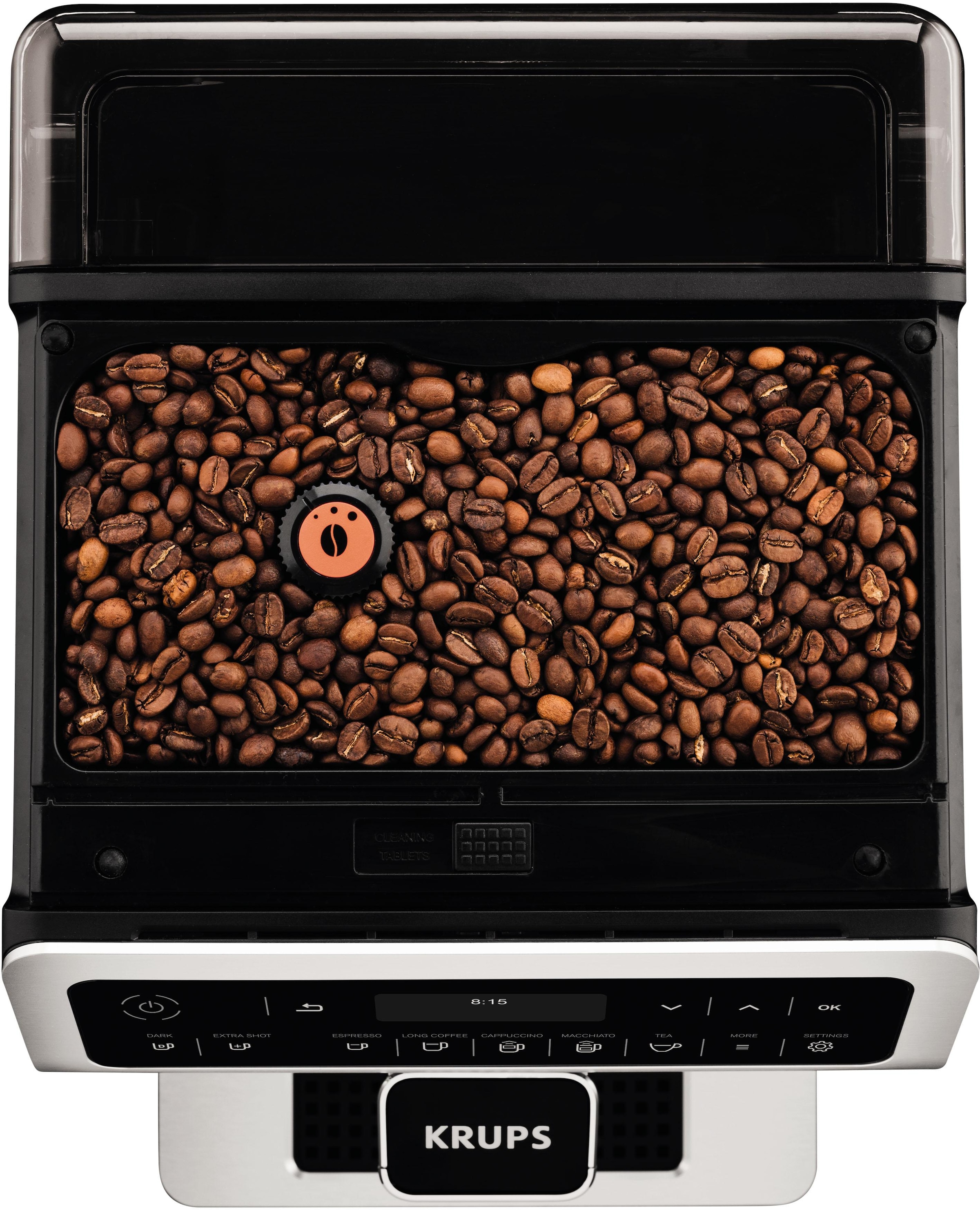 Krups Kaffeevollautomat »EA891D Evidence«, 12 Kaffee- und 3 Tee-Variationen, OLED-Display und Touchscreen