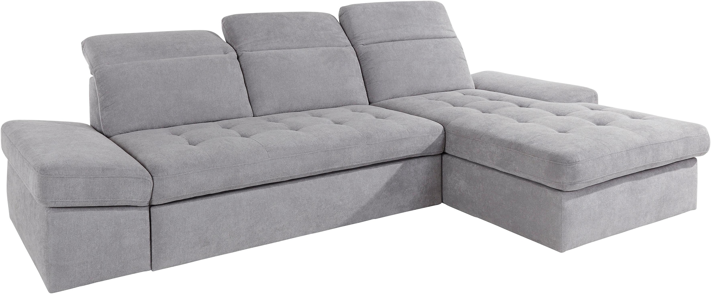 sit&more Ecksofa »Stardust L-Form«, wahlweise mit Bettfunktion und Bettkasten