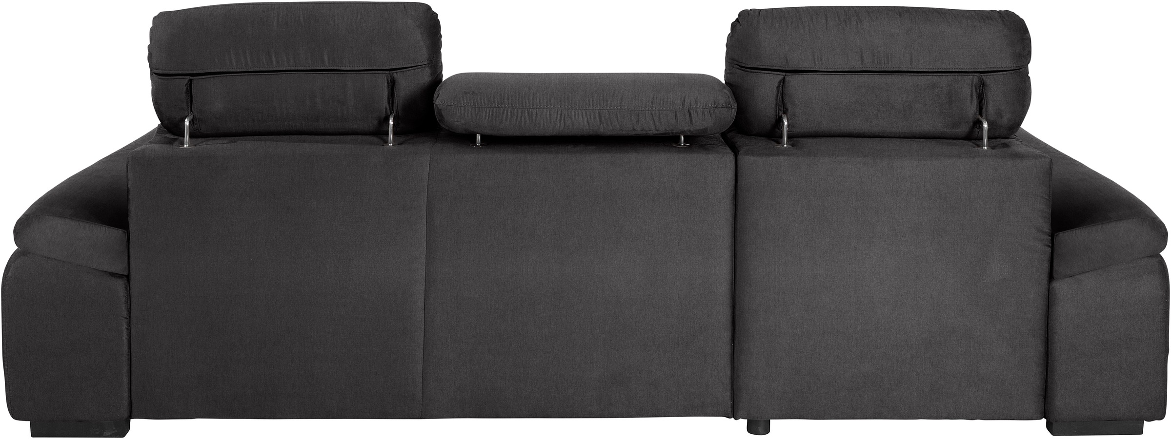 COTTA Ecksofa »Lola L-Form mit Kopfteilfunktion & Hocker«, (Set, mit Hocker), wahlweise mit Bettfunktion, Bettkasten & Armteilverstellung