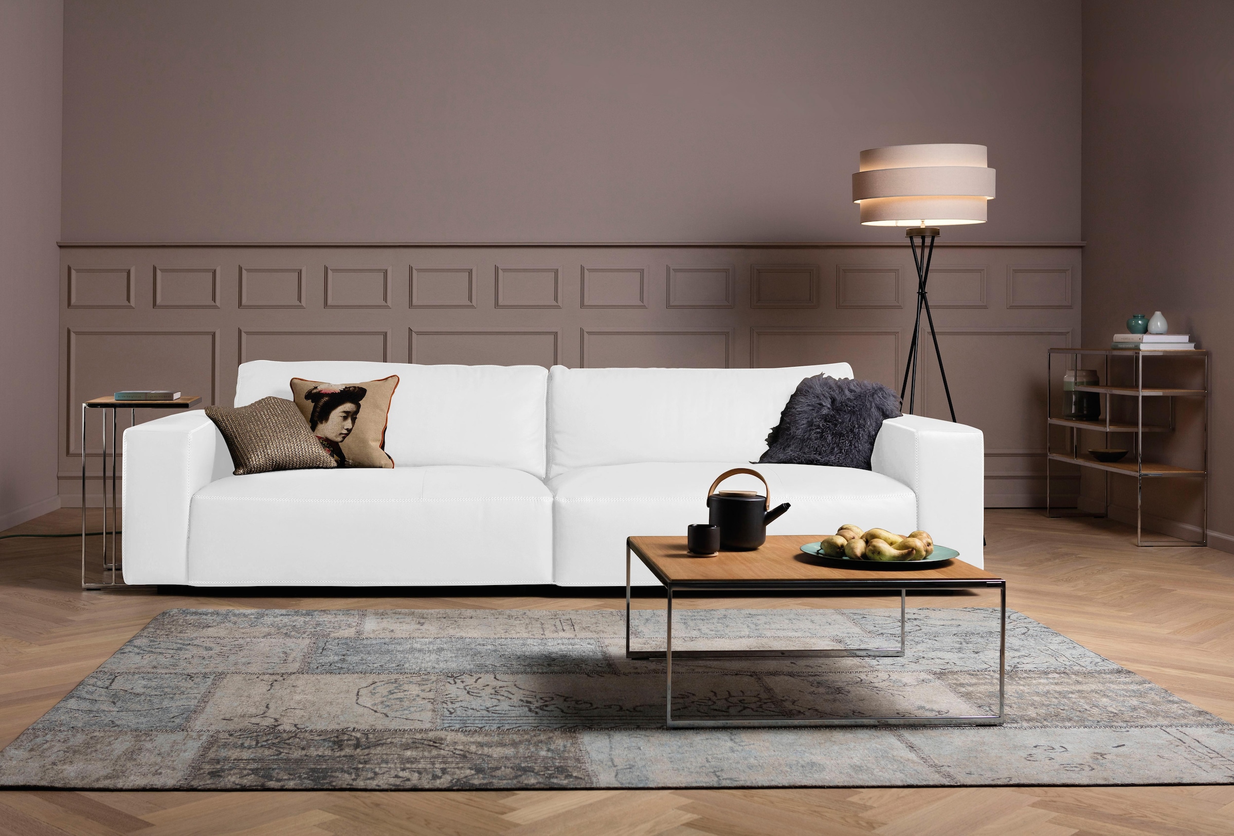 Musterring Big-Sofa »LUCIA«, in vielen Qualitäten und 4 unterschiedlichen Nähten, 3-Sitzer