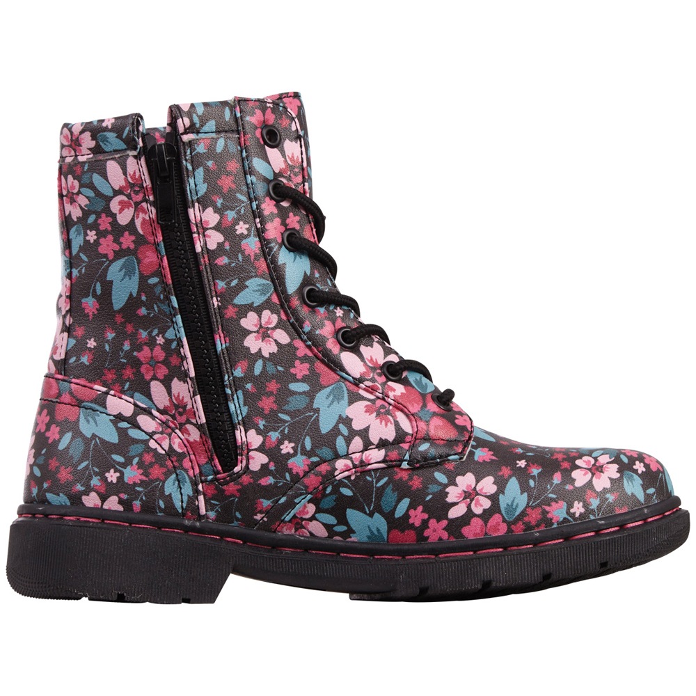 Kappa Schnürstiefelette, - mit farbenfrohem Allover Print