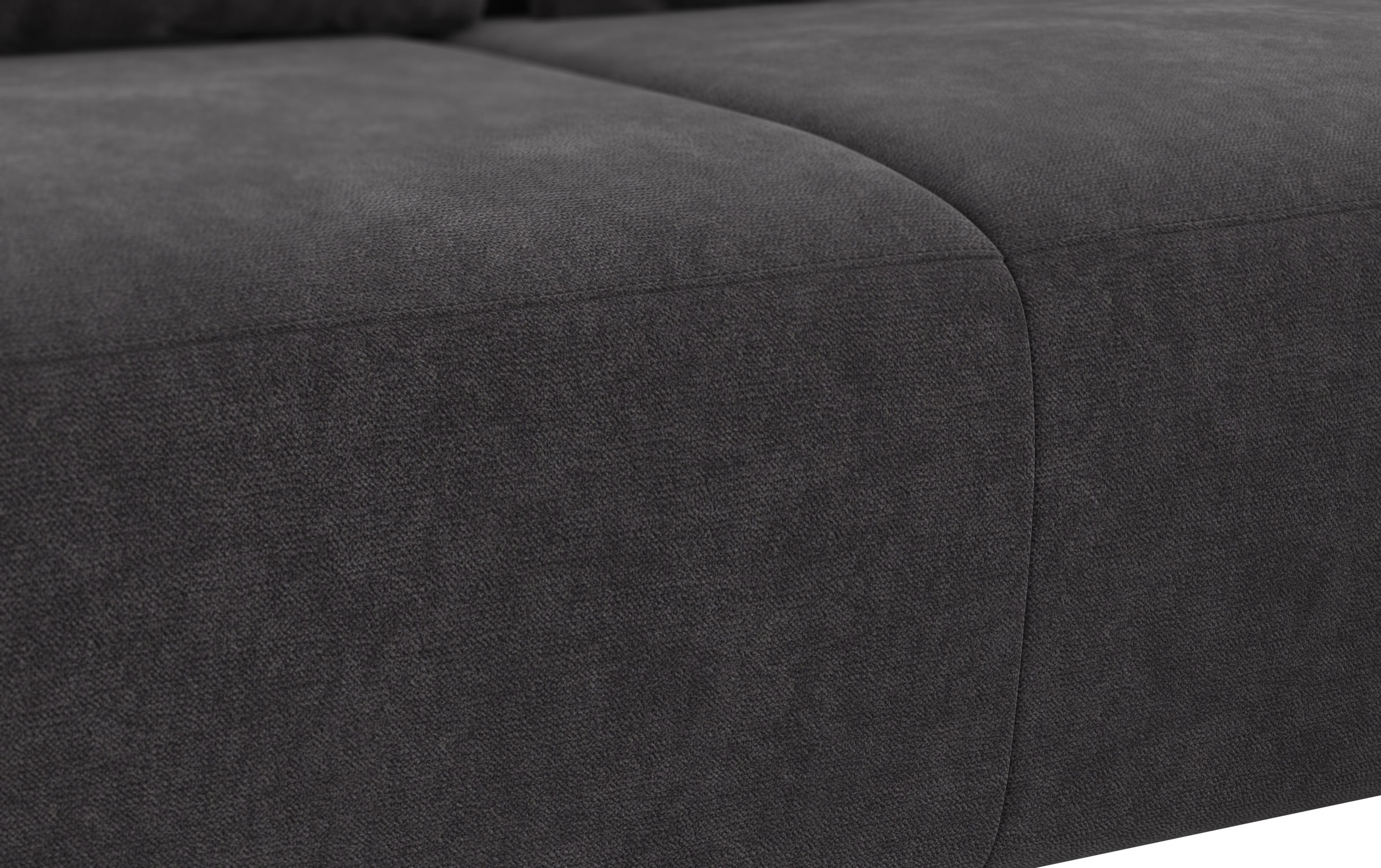 COTTA Ecksofa »Side L-Form, mit Kopfteilverstellung & 3 Nierenkissen«, optional motorische Sitztiefenverstellung