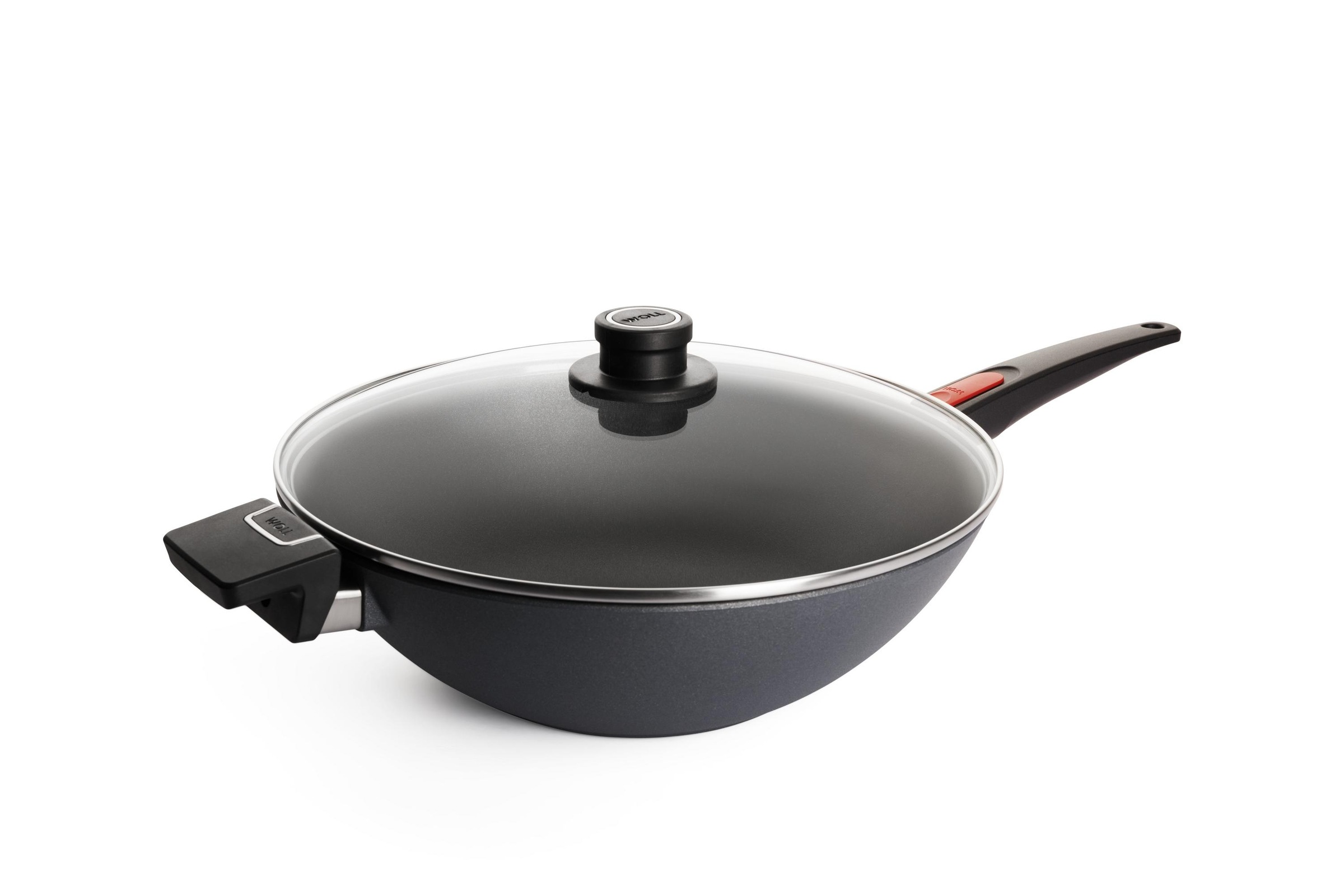 WOLL MADE IN GERMANY Wok »Diamond Lite«, Aluminiumguss, Ø 34 cm, mit Glasde günstig online kaufen