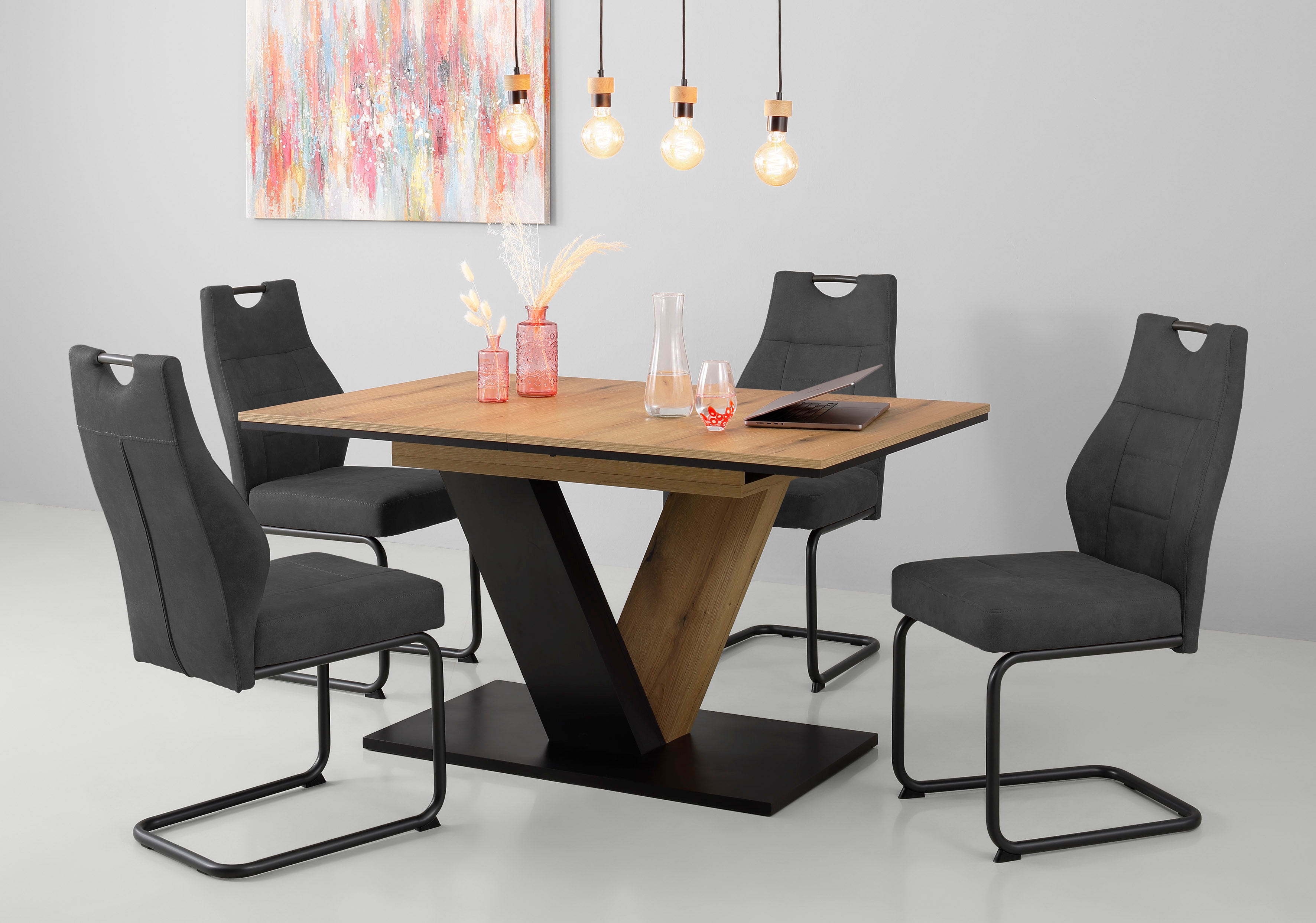 HELA Esszimmerstuhl »Linda S Schwingstuhl BESTSELLER« (Set) 4 Stk. Microfas günstig online kaufen