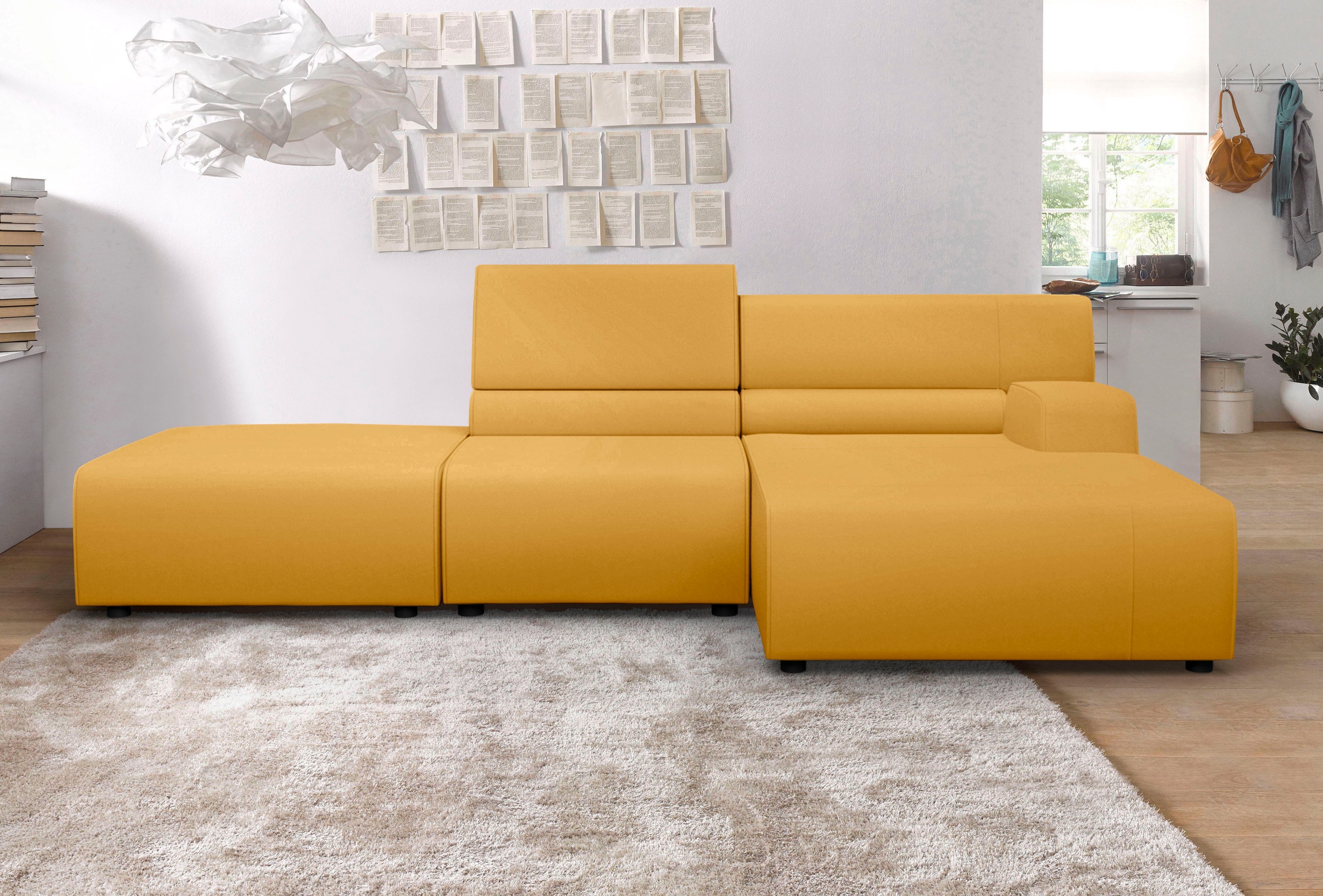 Egoitaliano Ecksofa »Babouche, Designsofa mit außergewöhnlichem Sitzkomfort günstig online kaufen