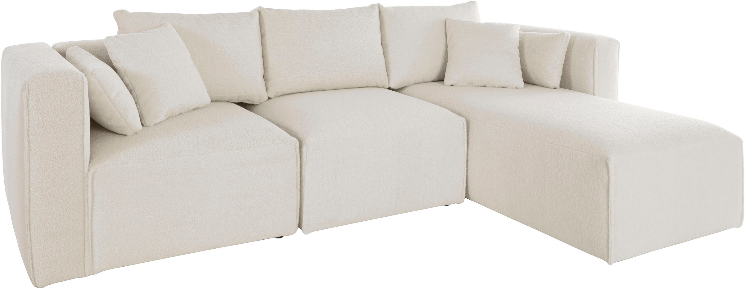 Guido Maria Kretschmer Home&Living Ecksofa »Comfine L-Form«, zusammengesetzt aus Modulen, 3 Bezugsqualitäten und viele Farben