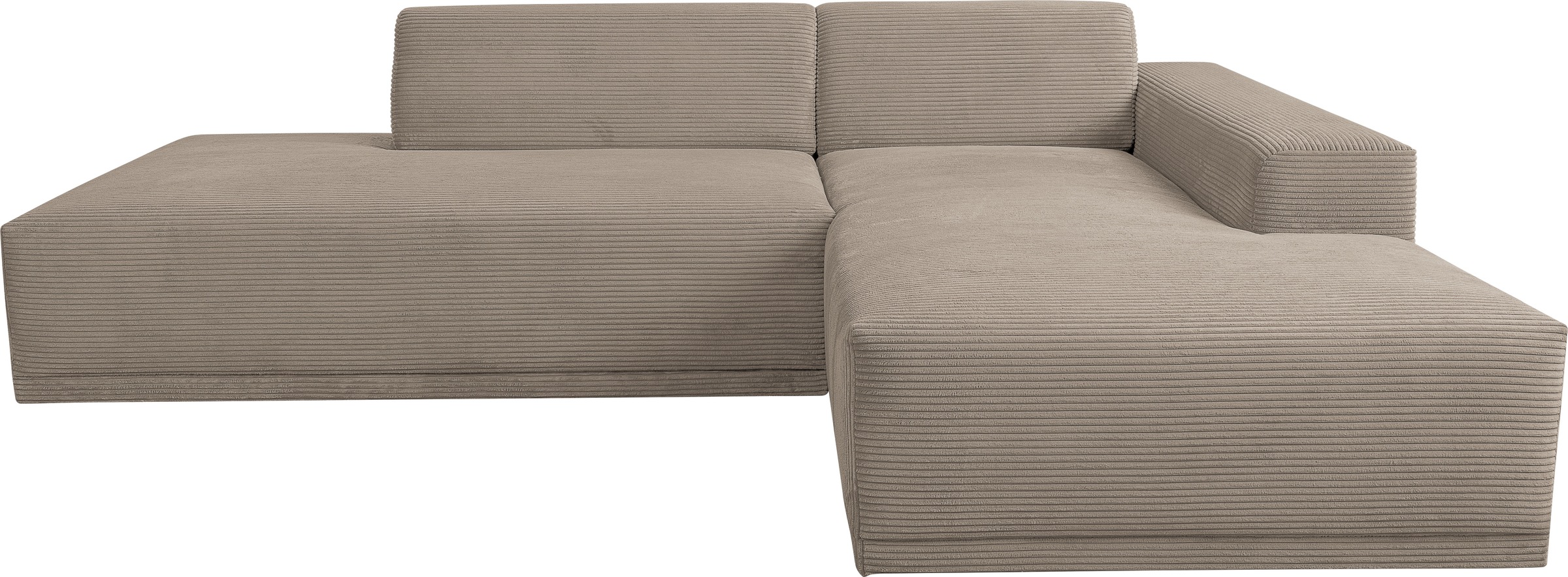 WERK2 Ecksofa »Apollo, hoher Sitzkomfort, aktuelles Design, Breite 264cm, L günstig online kaufen