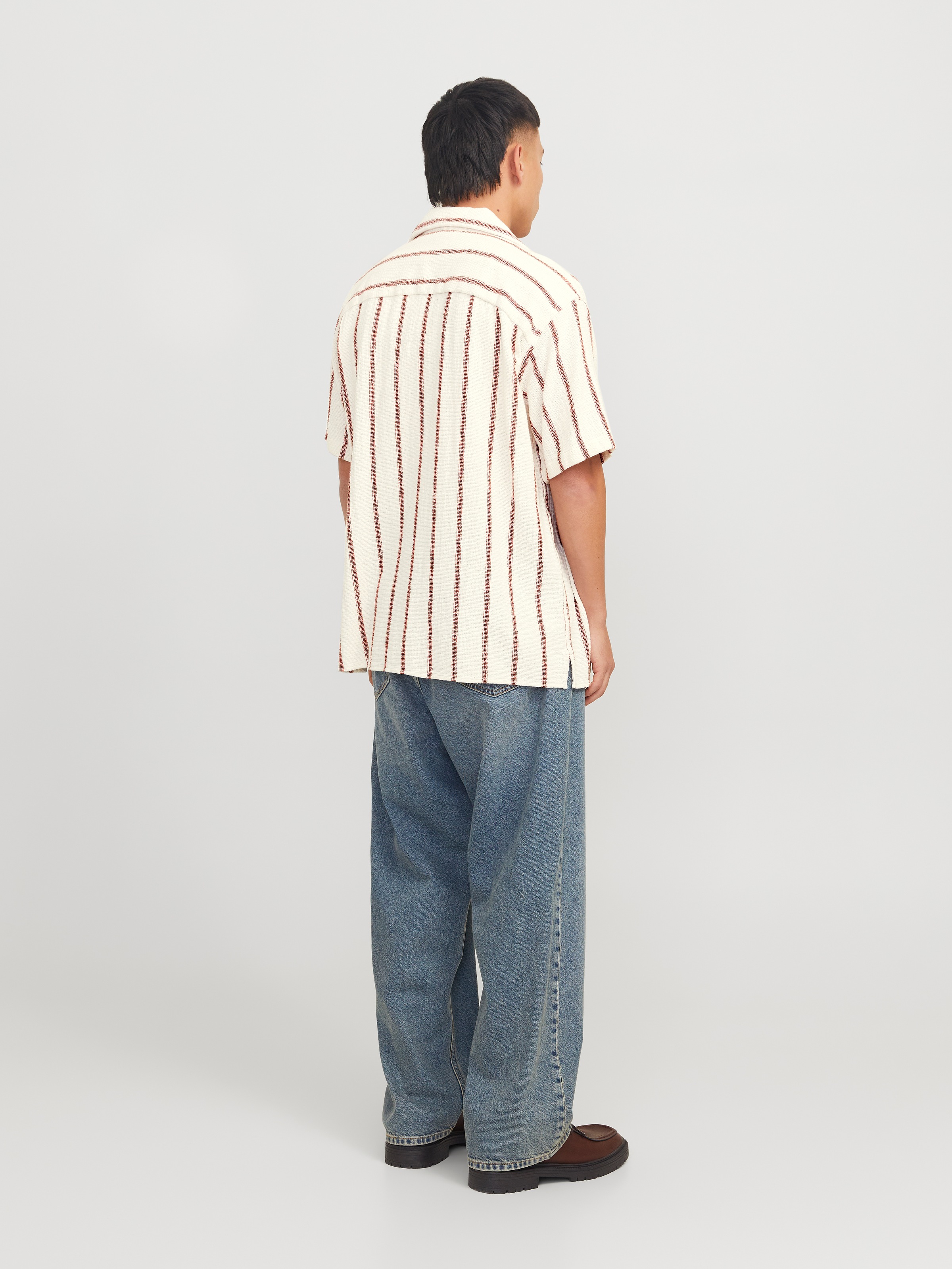 Jack & Jones Kurzarmhemd »JORCOBA STRIPE RESORT SHIRT SS SN«