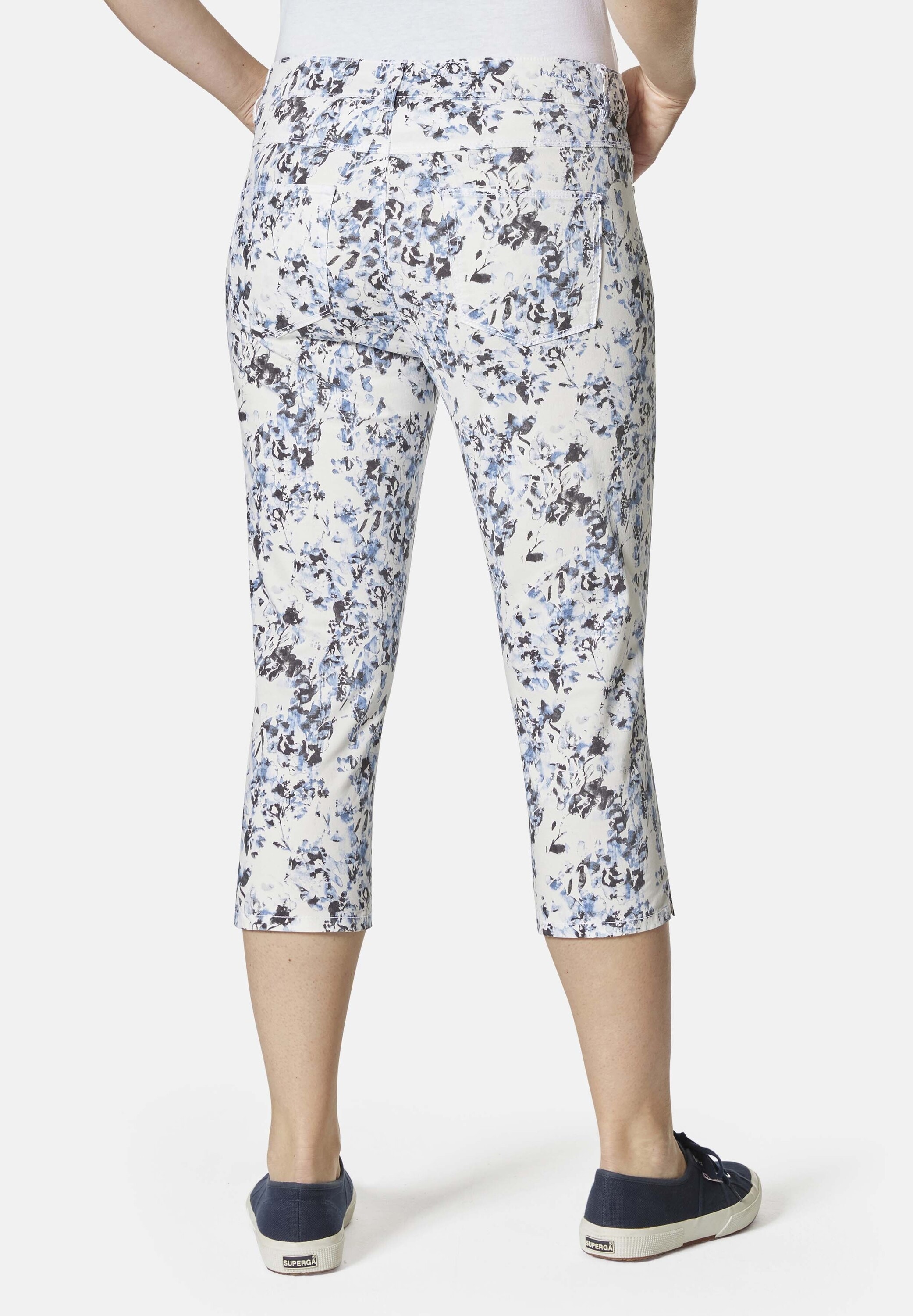 STOOKER WOMEN 7/8-Hose »Tahiti Print Capri Slim Fit«, Capri Slim Fit Casual Clean Wash für Damen