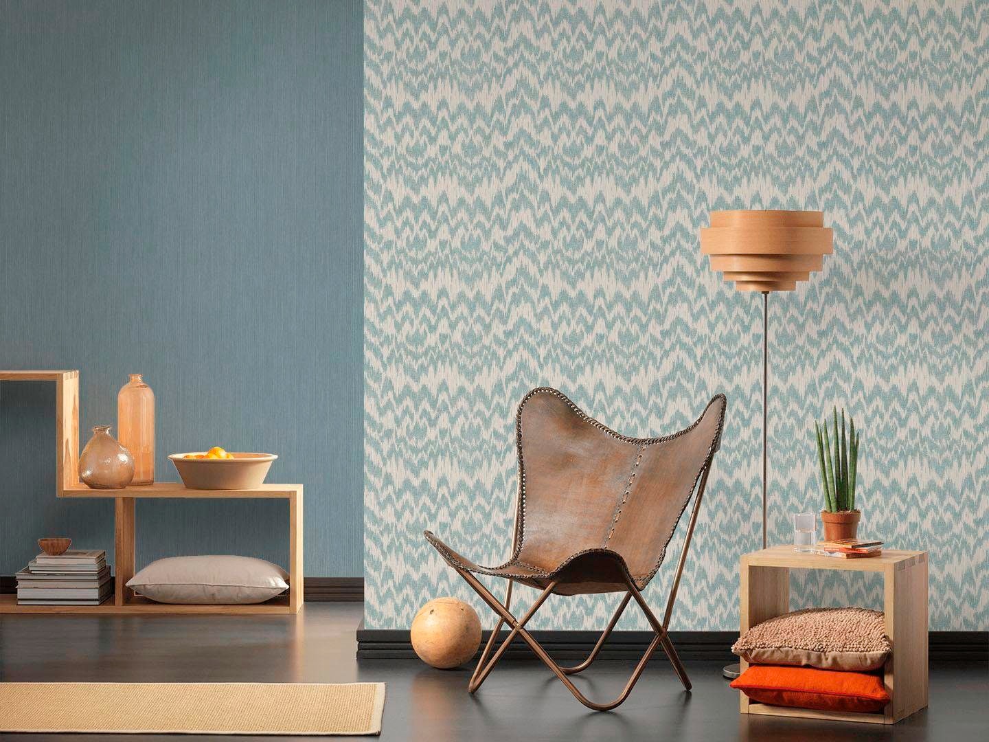 METROPOLIS BY MICHALSKY LIVING Vliestapete »Dream Again«, Ethnomuster-abstrakt-minimalistisch, Geometrische Tapete Designer Tapete Tapeten Wohnzimmer Schlafzimmer