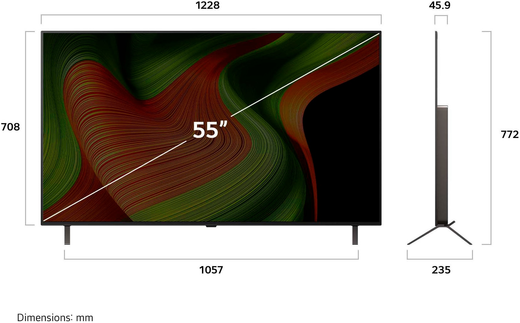 LG OLED-Fernseher »OLED55B59LA«, 4K Ultra HD, Smart-TV