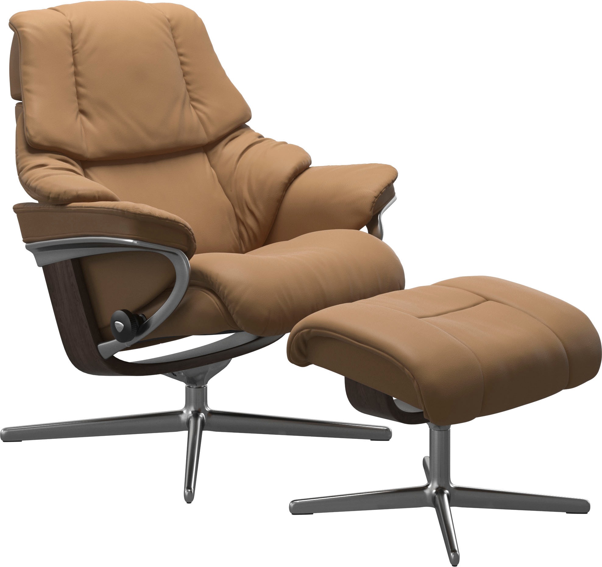 Stressless® Relaxsessel »Reno«, mit Cross Base, Größe S, M & L, Holzakzent Wenge