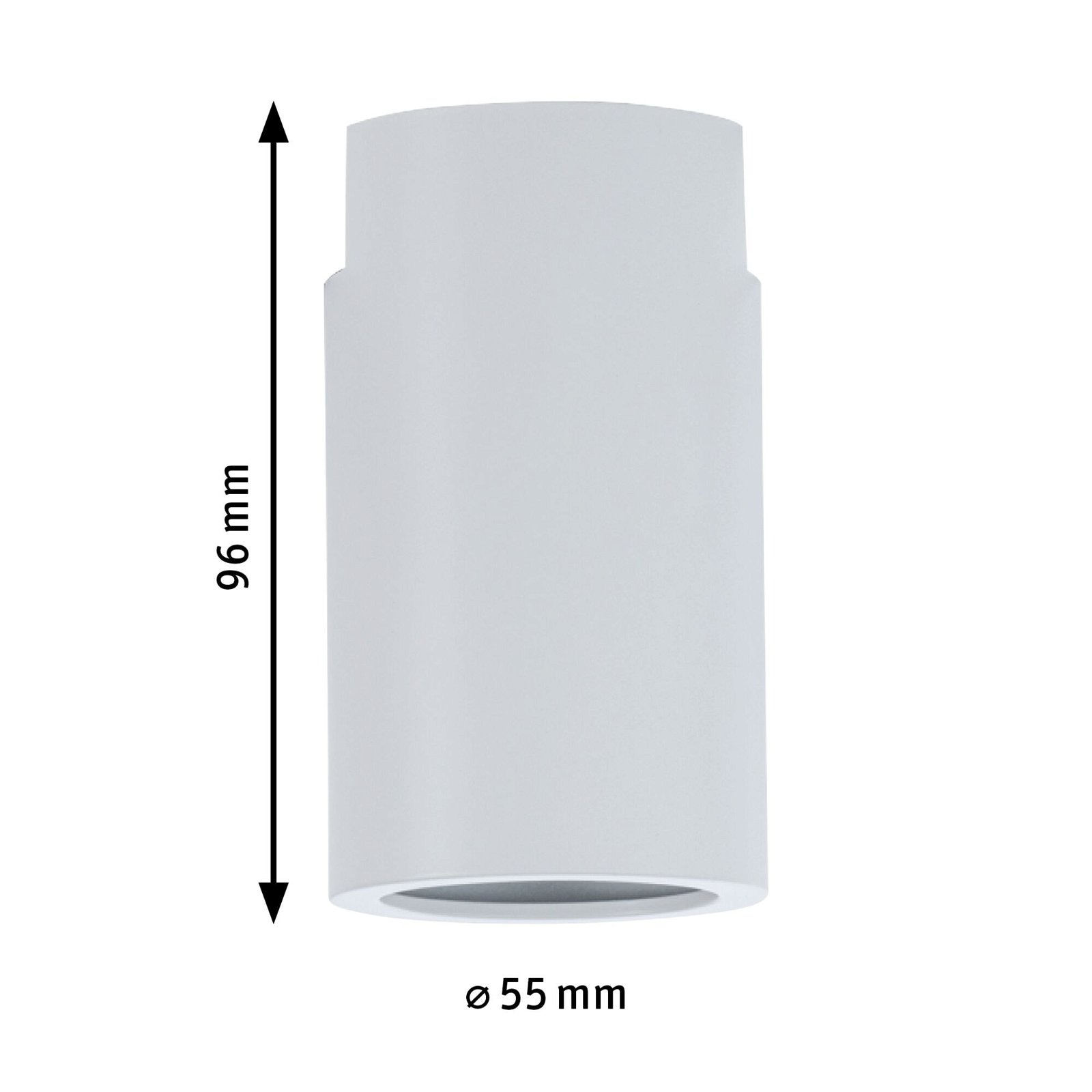Paulmann Schienensystem-Leuchten »URail Schienenspot Socket Einzelspot E27 max. 20W 230V«, dimmbar