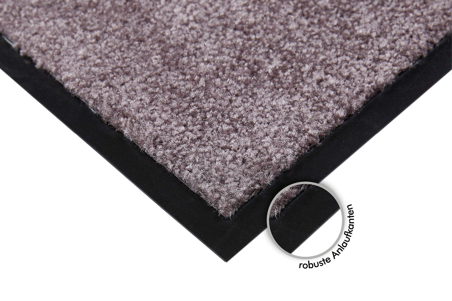 Andiamo Fußmatte »Super Wash & Clean, Made in Belgium«, rechteckig, 7 mm Höhe, Schmutzfangmatte, Uni Farben, rutschhemmend, waschbar