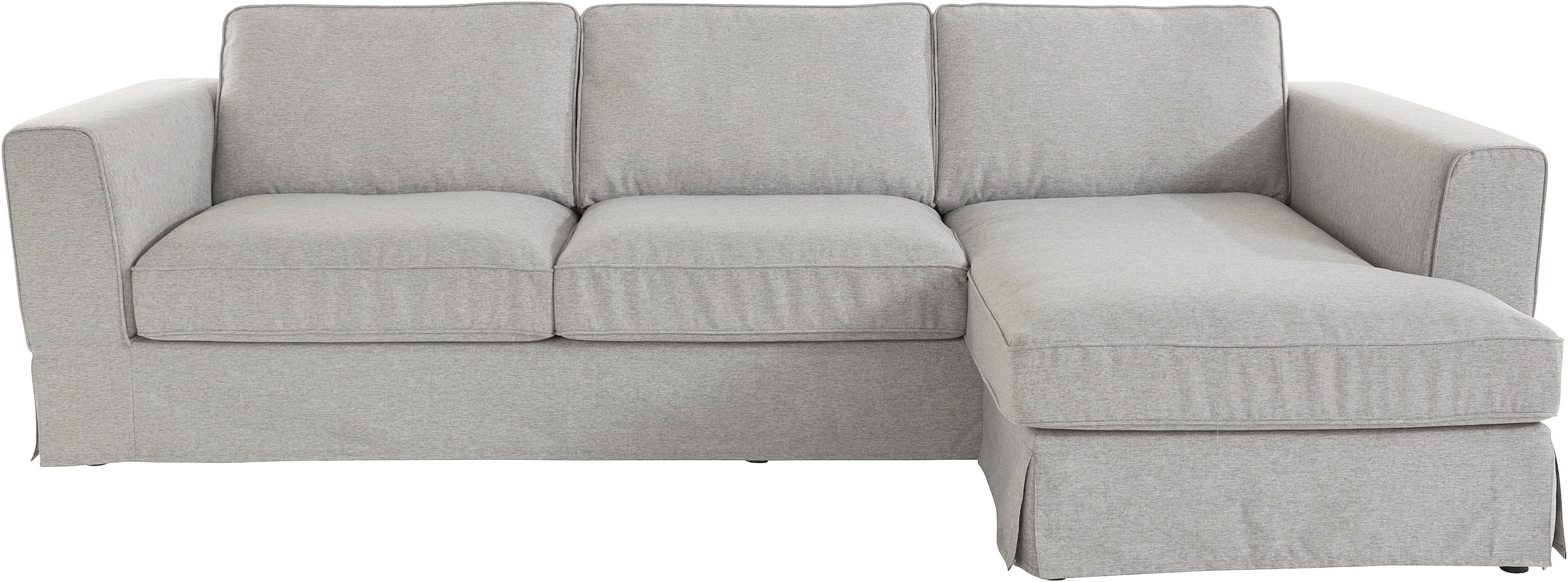 Home affaire Ecksofa »Vintage L-Form« 3-Sitzer Polsterecke im Landhausstil, günstig online kaufen