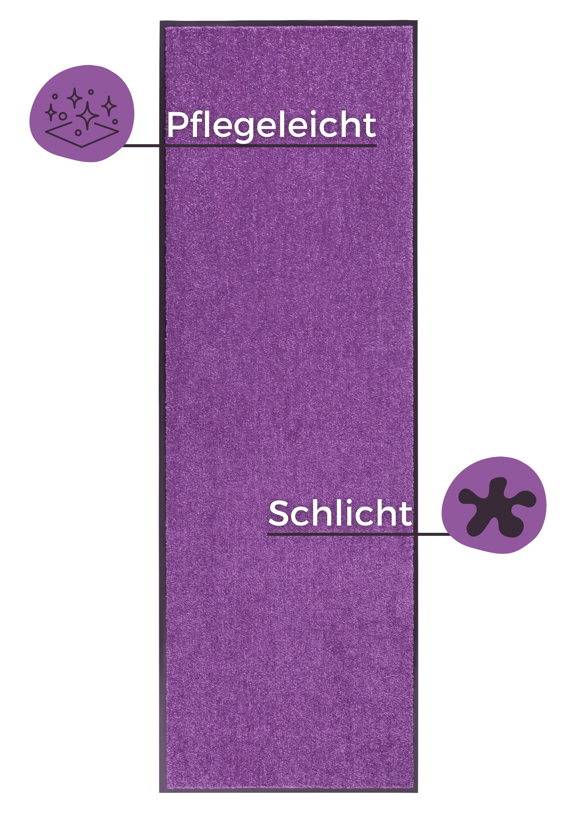 HANSE Home Fußmatte »Wash & Clean«, rechteckig, 7 mm Höhe, Schmutzfangmatte, Türmatte, In- und Outdoor, Teppich, Läufer, waschbar