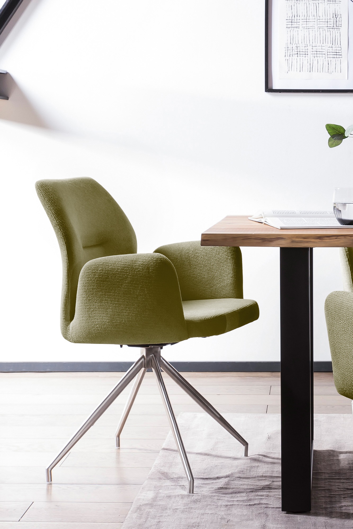 SalesFever Essgruppe, (Set, 5 tlg.), Tischplatte behandelt mit OSMO Hartwachs-Öl in seidenmattem Finish