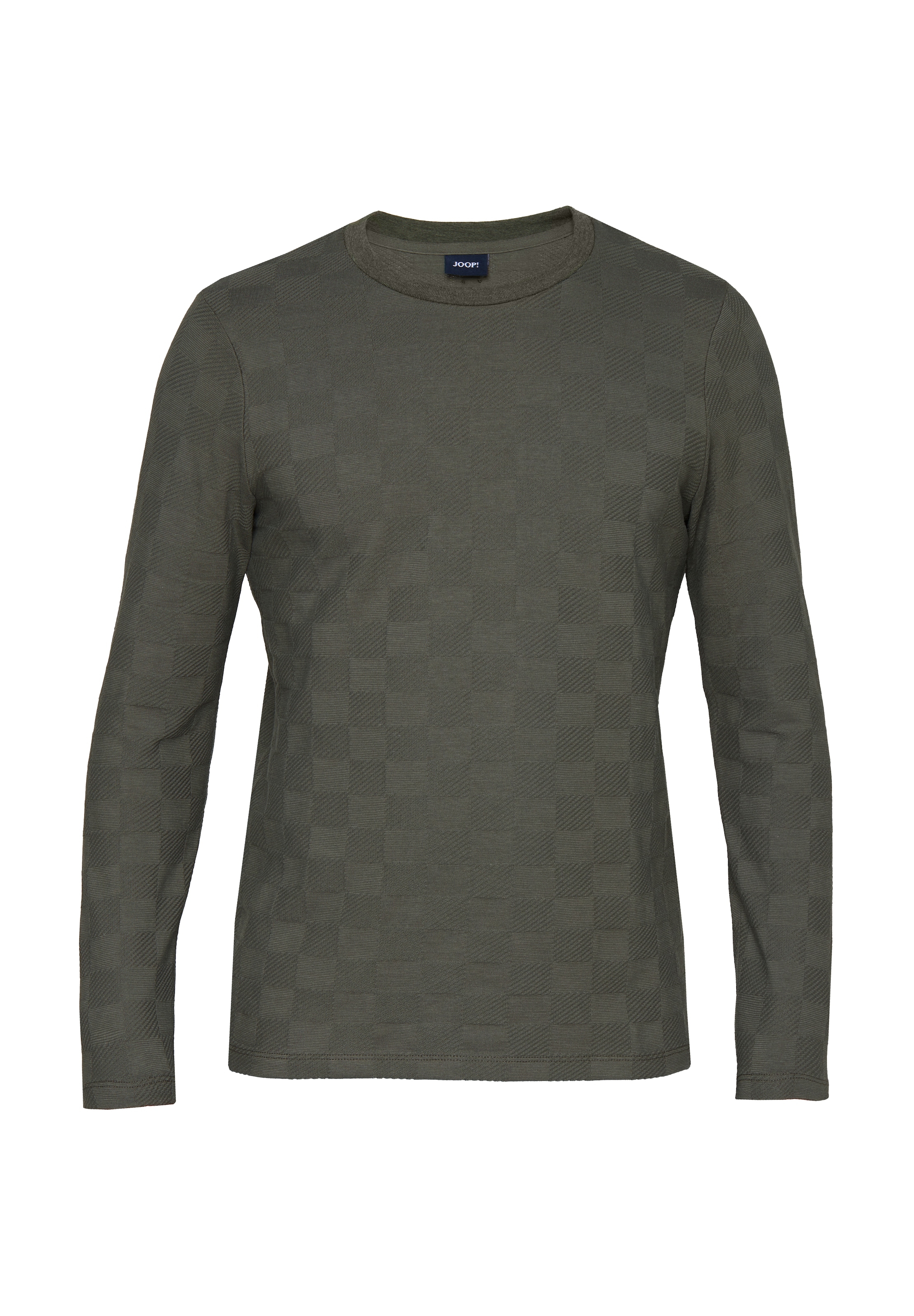 JOOP! Langarmshirt bequeme Passform, mit Langarm, für Zuhause und unterwegs, aus Jersey