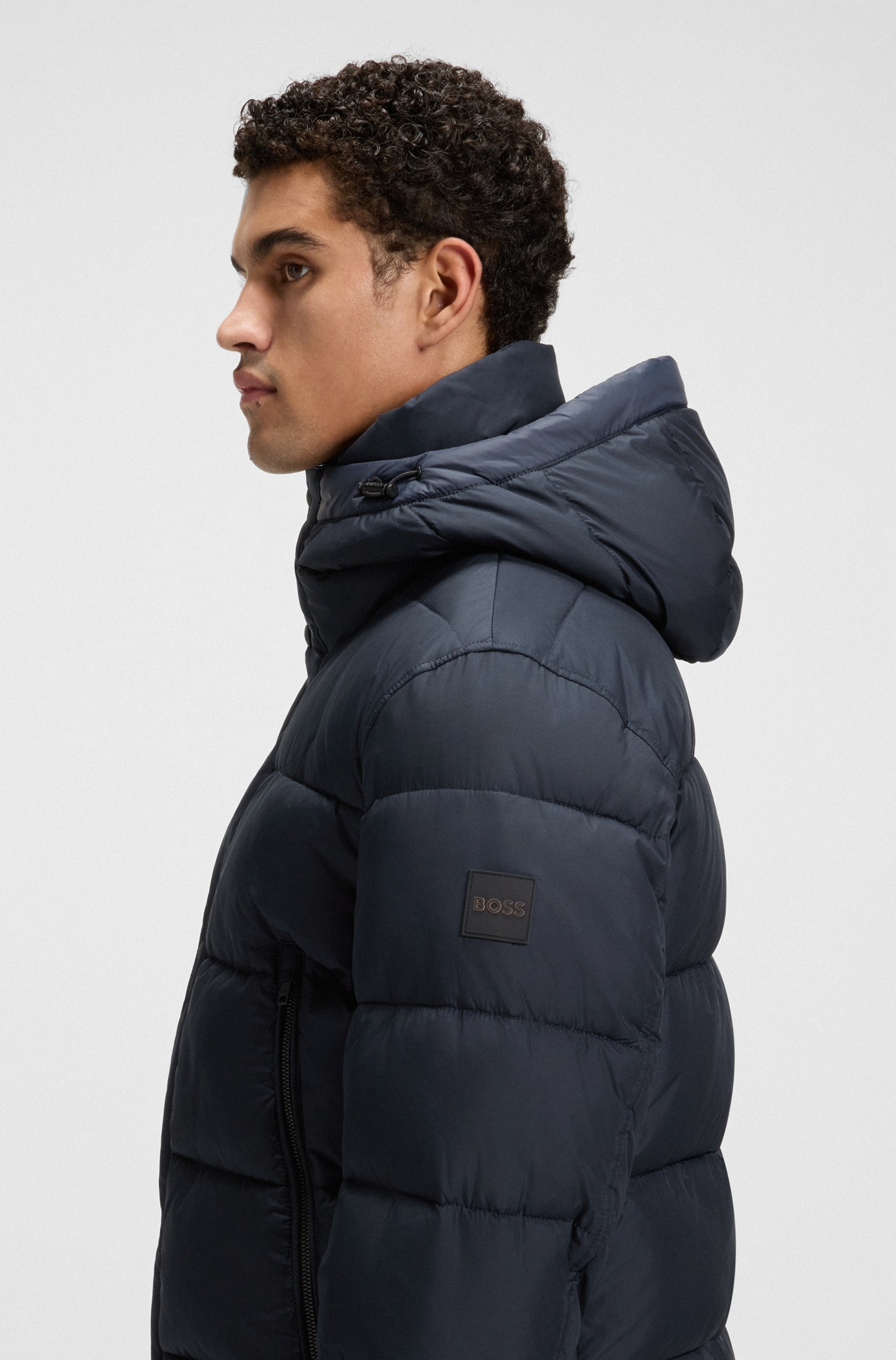 BOSS ORANGE Steppjacke »Omaris«, mit Kapuze, mit Reißverschlusstaschen