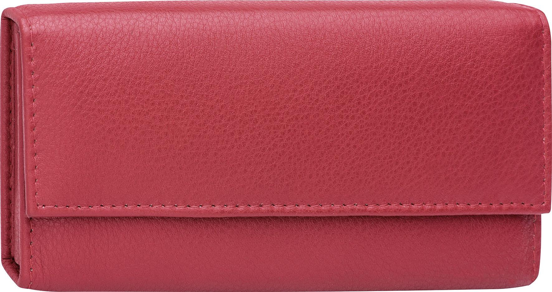 ERBE Maniküre-Etui »Wickel-Lederetui mit Druckknopf«, (5 tlg.), bestückt mit Solinger Premium Stahlwaren