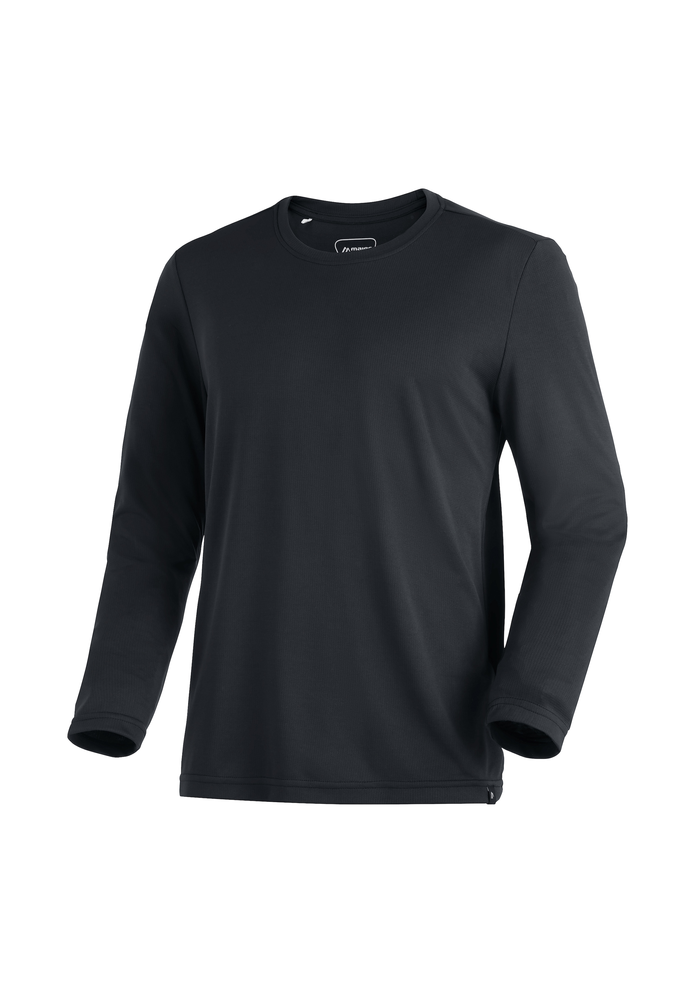 Maier Sports Langarmshirt »MS FAV Long Tee M« atmungsaktives Herren Shirt langarm, Regular Fit