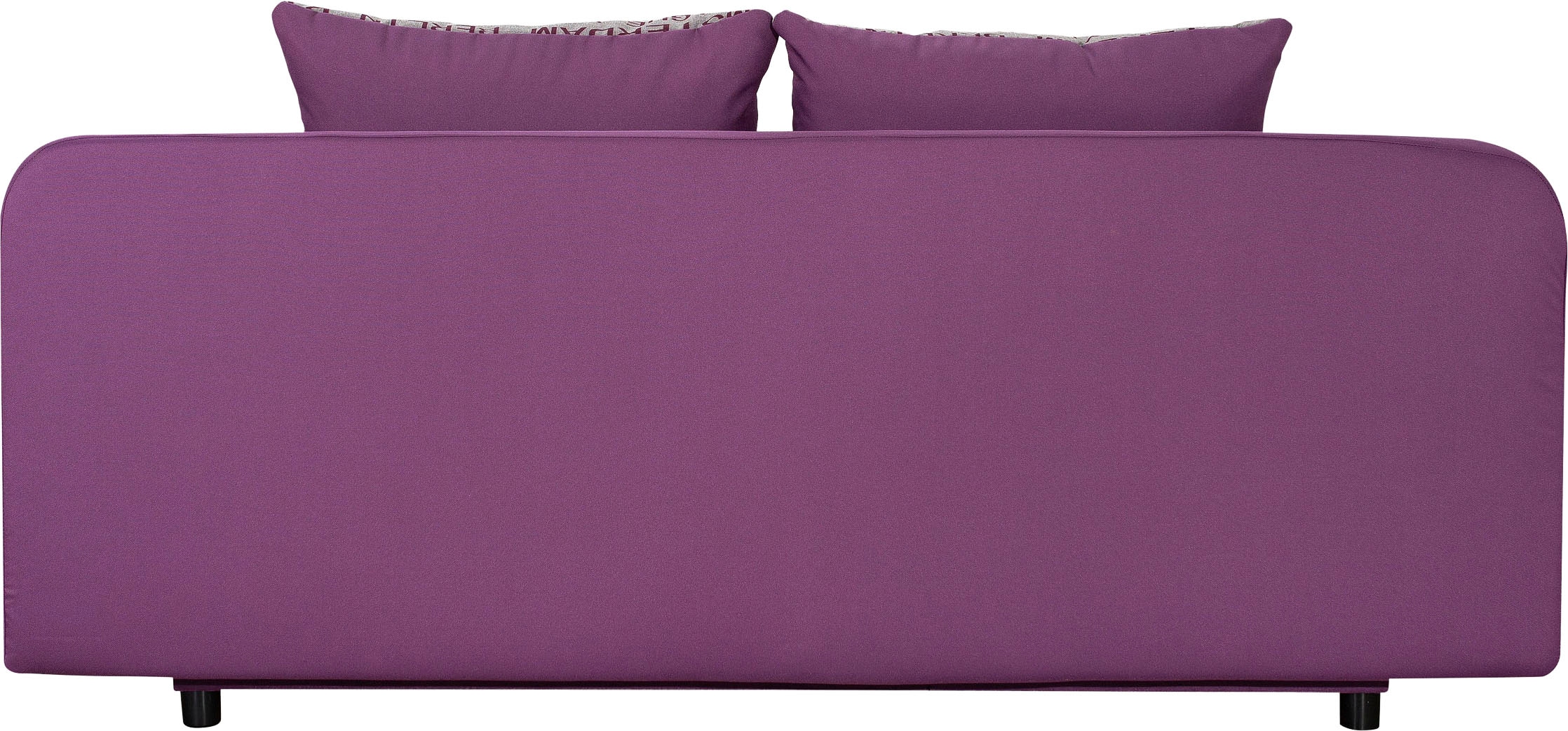 COLLECTION AB Schlafsofa »Ulla inkl. Bettfunktion und Bettkasten« inkl. Wenderückenkissen,Armlehnekissen