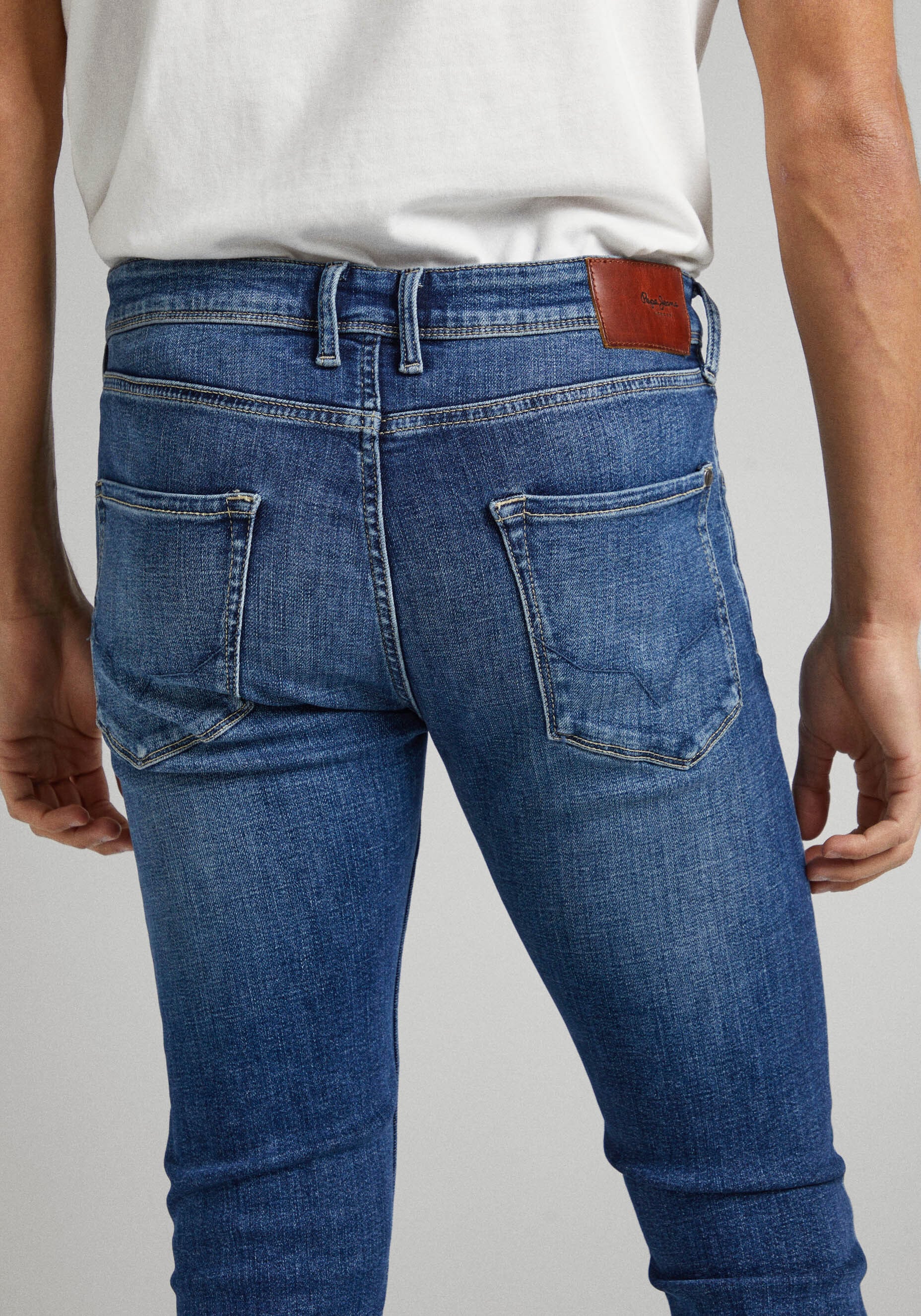 Pepe Jeans Slim-fit-Jeans »FINSBURY« Baumwoll-Stretch