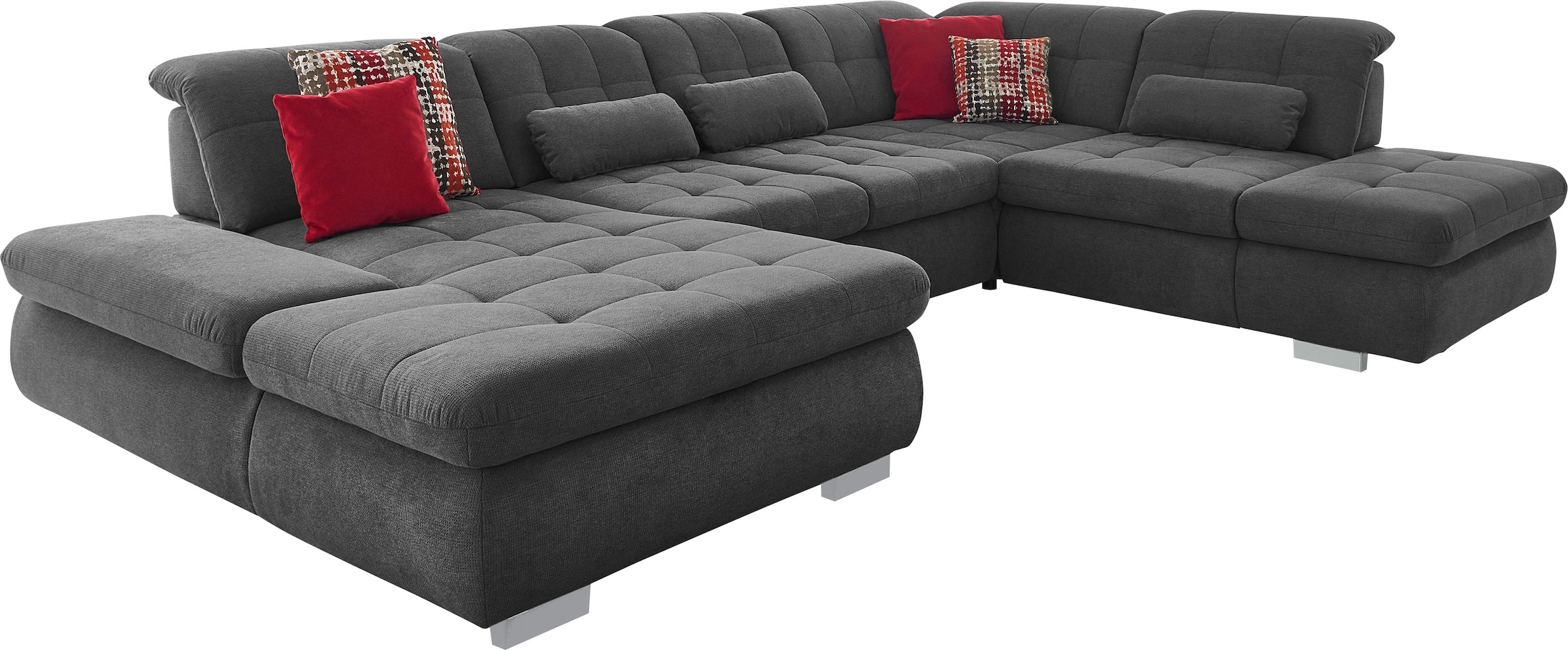 Die PlanBar Ecksofa »MP-IN17004 L-Form«, wahlweise mit Funktionen, Federkern-Polsterung