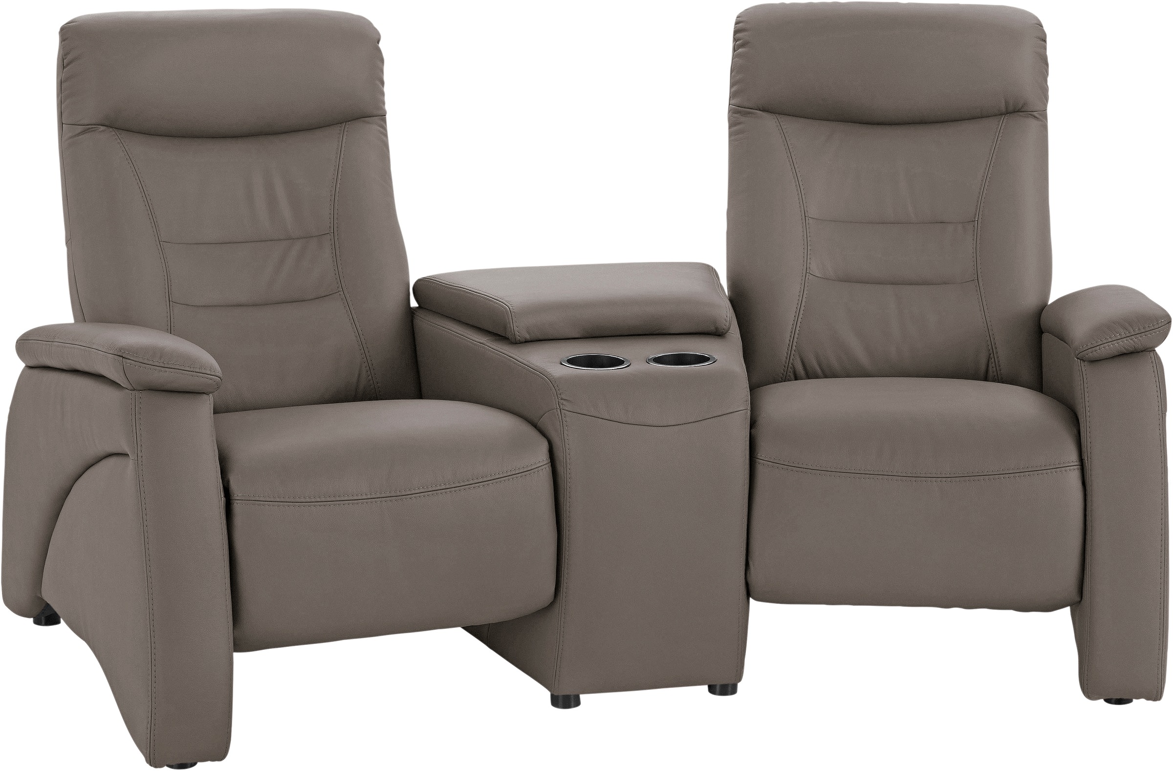 exxpo - sofa fashion 2,5-Sitzer »Ascoli, Kinosofa mit hohem Sitzkomfort, bequeme Armlehnen«, inkl. Relaxfunktion, mit Ablage und Staufach, hohe Rückenlehne