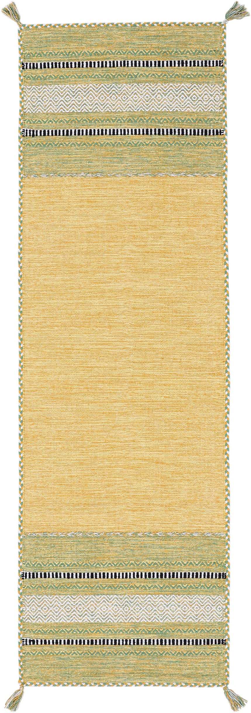 carpetfine Teppich »Kelim Azizi«, rechteckig, 5 mm Höhe, Baumwolle, Wendete günstig online kaufen