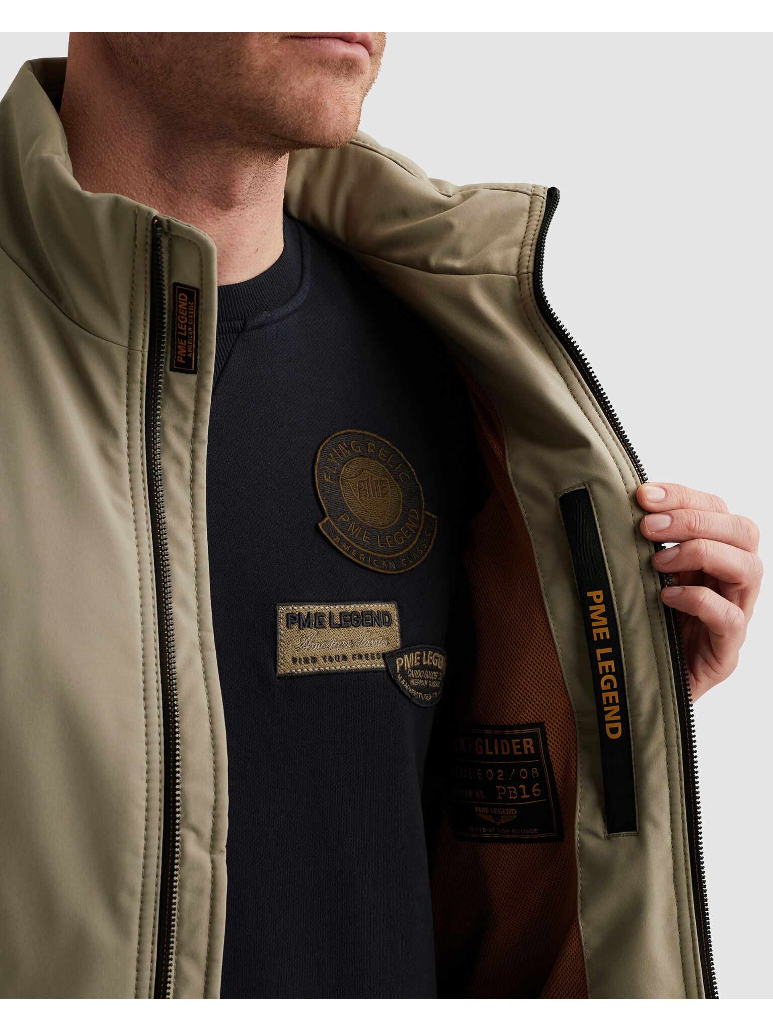 PME LEGEND Bomberjacke »Flight jacket SKYGLIDER Softshell« Übergangsjacke