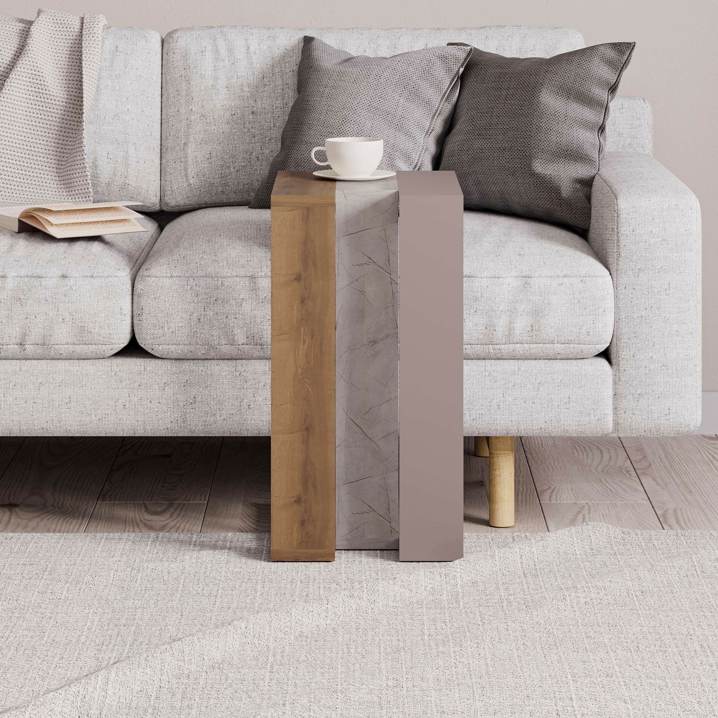 Decortie Beistelltisch »MUJU BEISTELLTISCH«, (Packung, 1 St.), Leichte Montage, Lagerung, Platzsparend