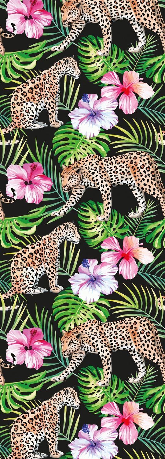 queence Vinyltapete »Tropico«, bedruckt-Motiv-botanisch-floral-gemustert-na günstig online kaufen