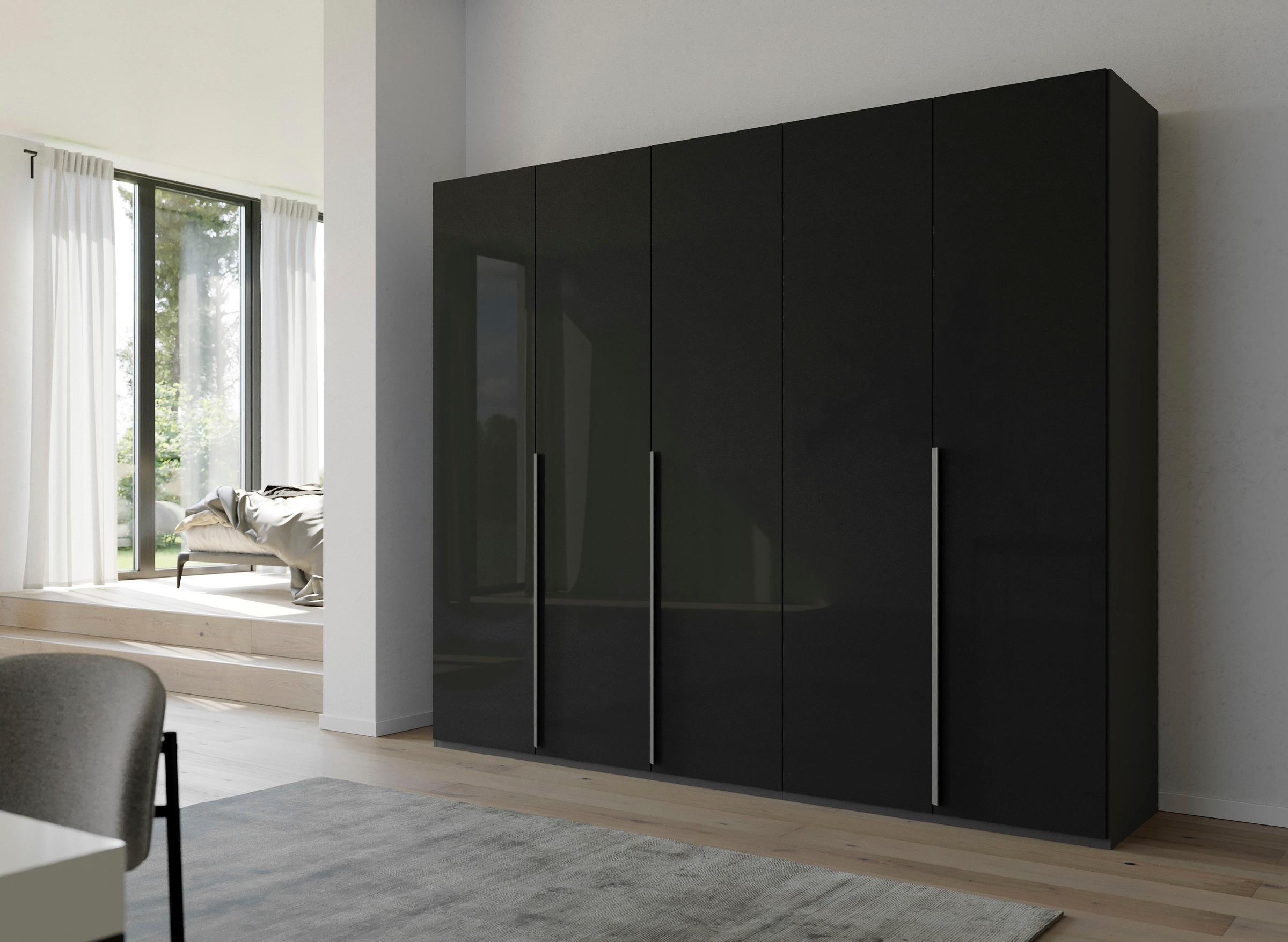 rauch Drehtürenschrank »Purisma«, mit Glasfront und umfangreicher Innenausstattung