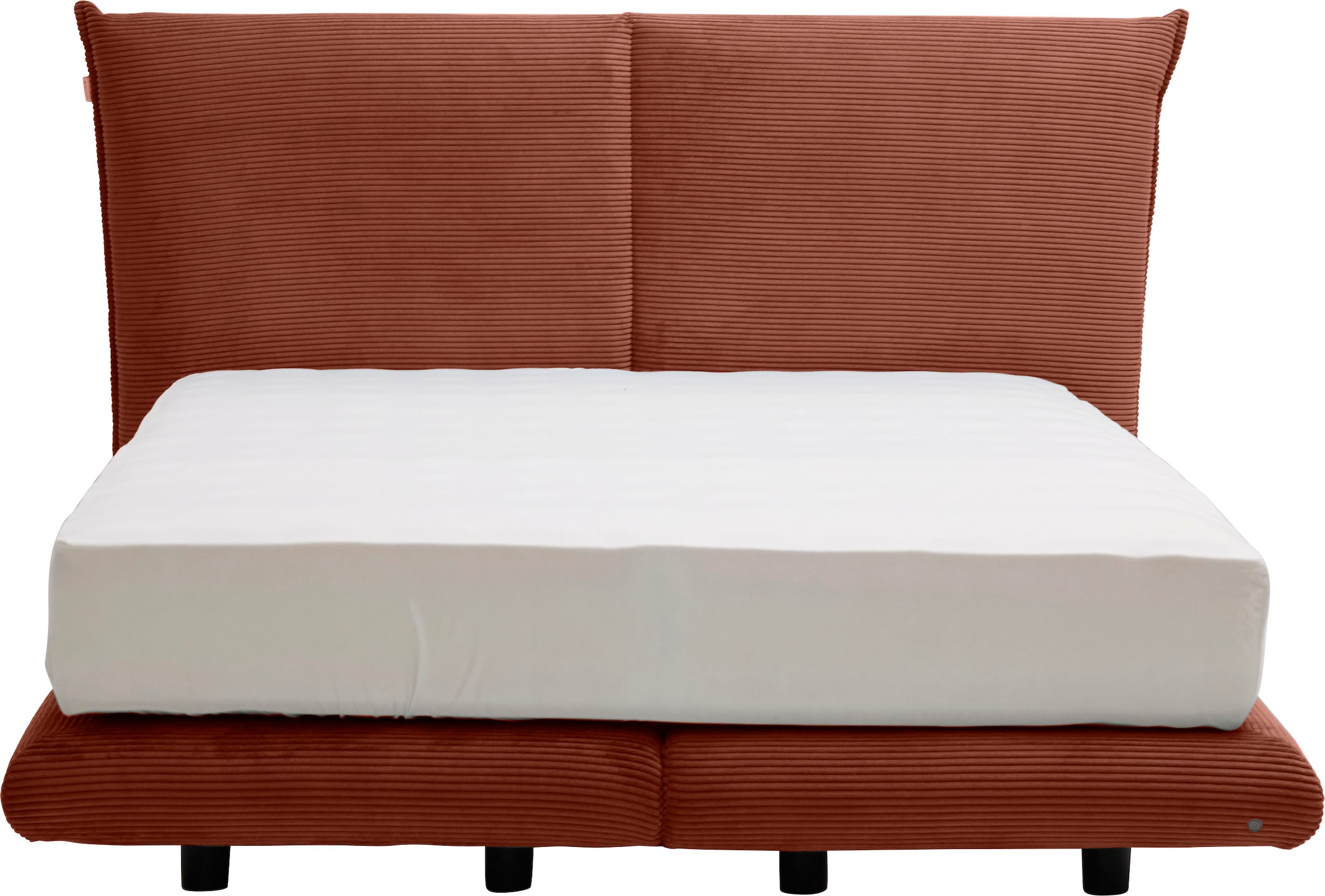 Bild von TOM TAILOR HOME Boxspringbett »SOHO PILLOW BOX«, in Schwebeoptik, Kopfteil in Kissenform, Höhe 120 cm