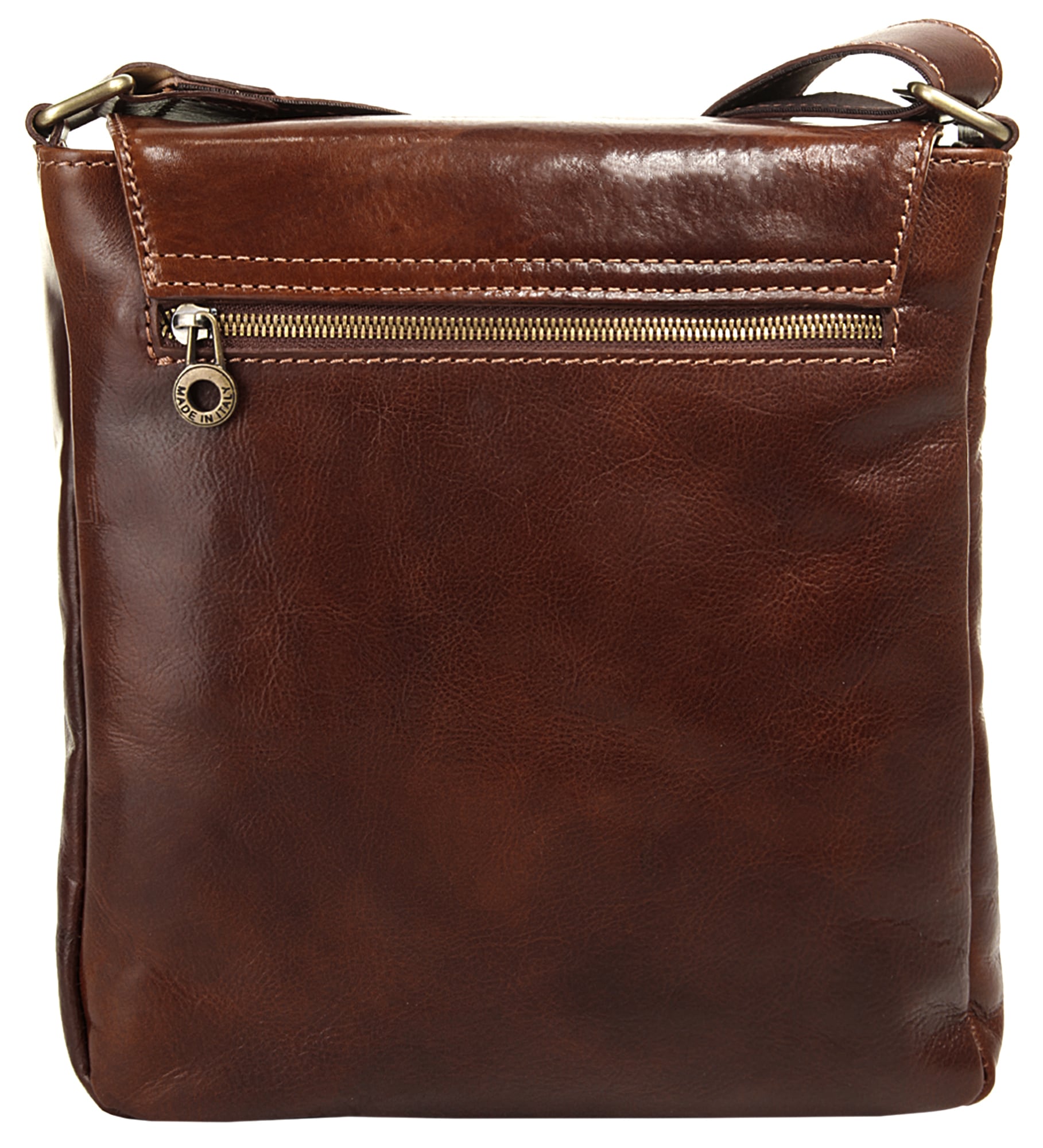 Piké Umhängetasche echt Leder, Made in Italy