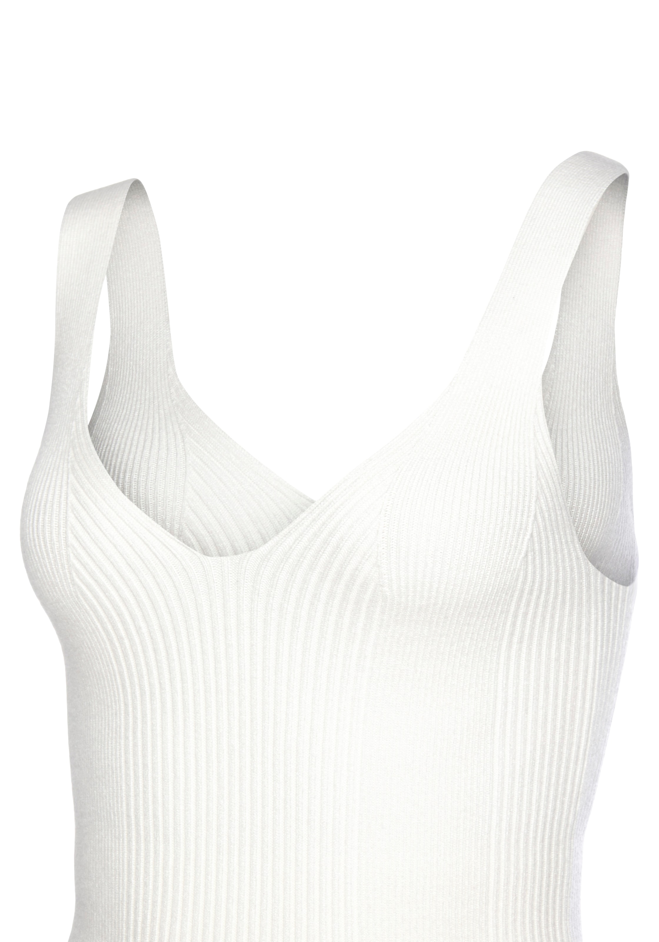 LASCANA Stricktop, mit tollem Strickmuster, figurbetontes Damentop