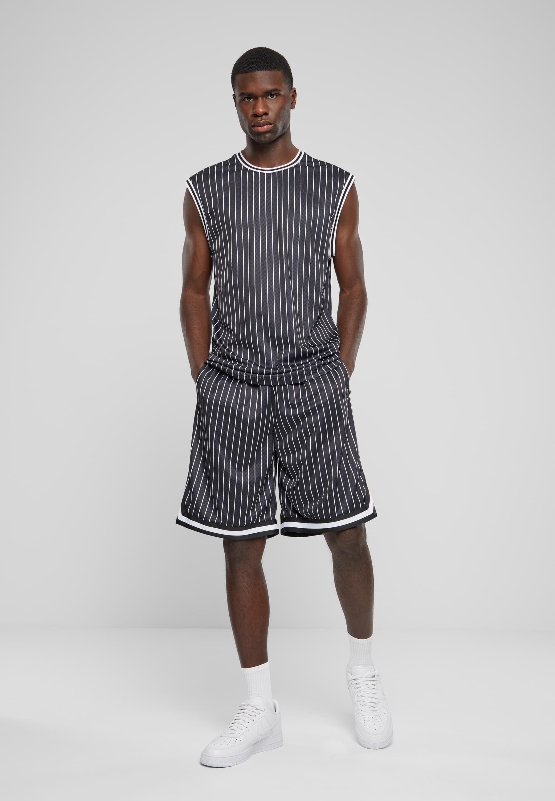 URBAN CLASSICS Tanktop »Urban Classics Striped Mesh Tanktop« 1 Stk.
