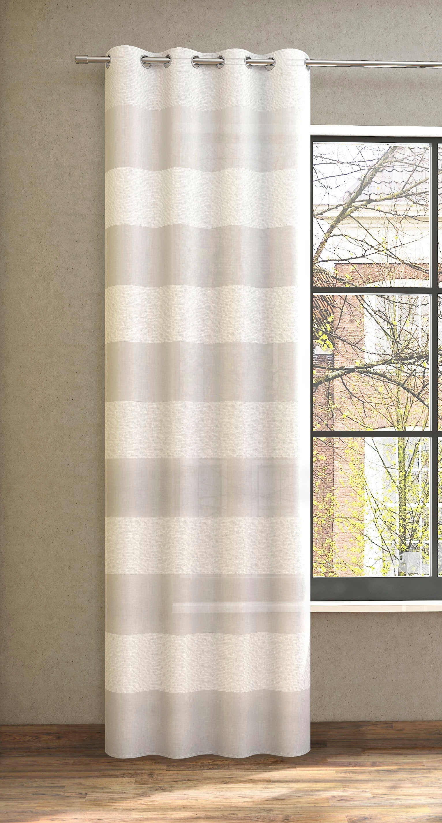 Neutex for you! Vorhang »SONORA«, (1 St.), 3D Musterung im Leinen-Look günstig online kaufen